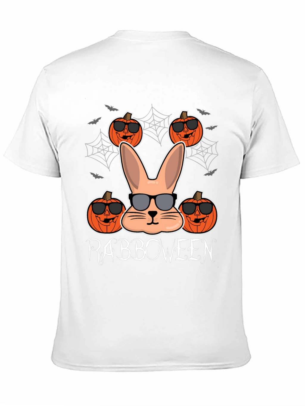 Rabboween T-Shirt: Spooky Bunny Pumpkin Tee