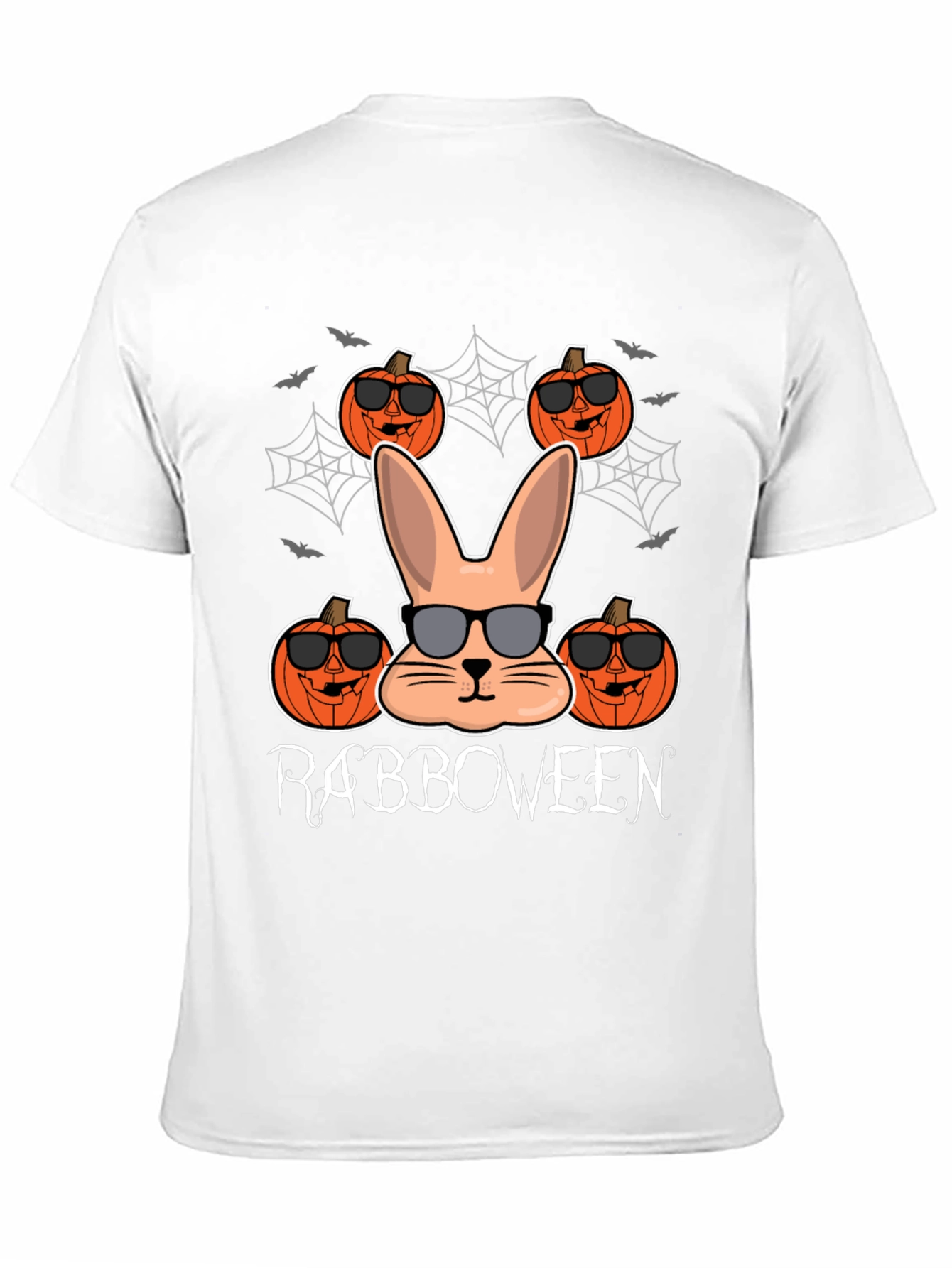 Rabboween T-Shirt: Spooky Bunny Pumpkin Tee