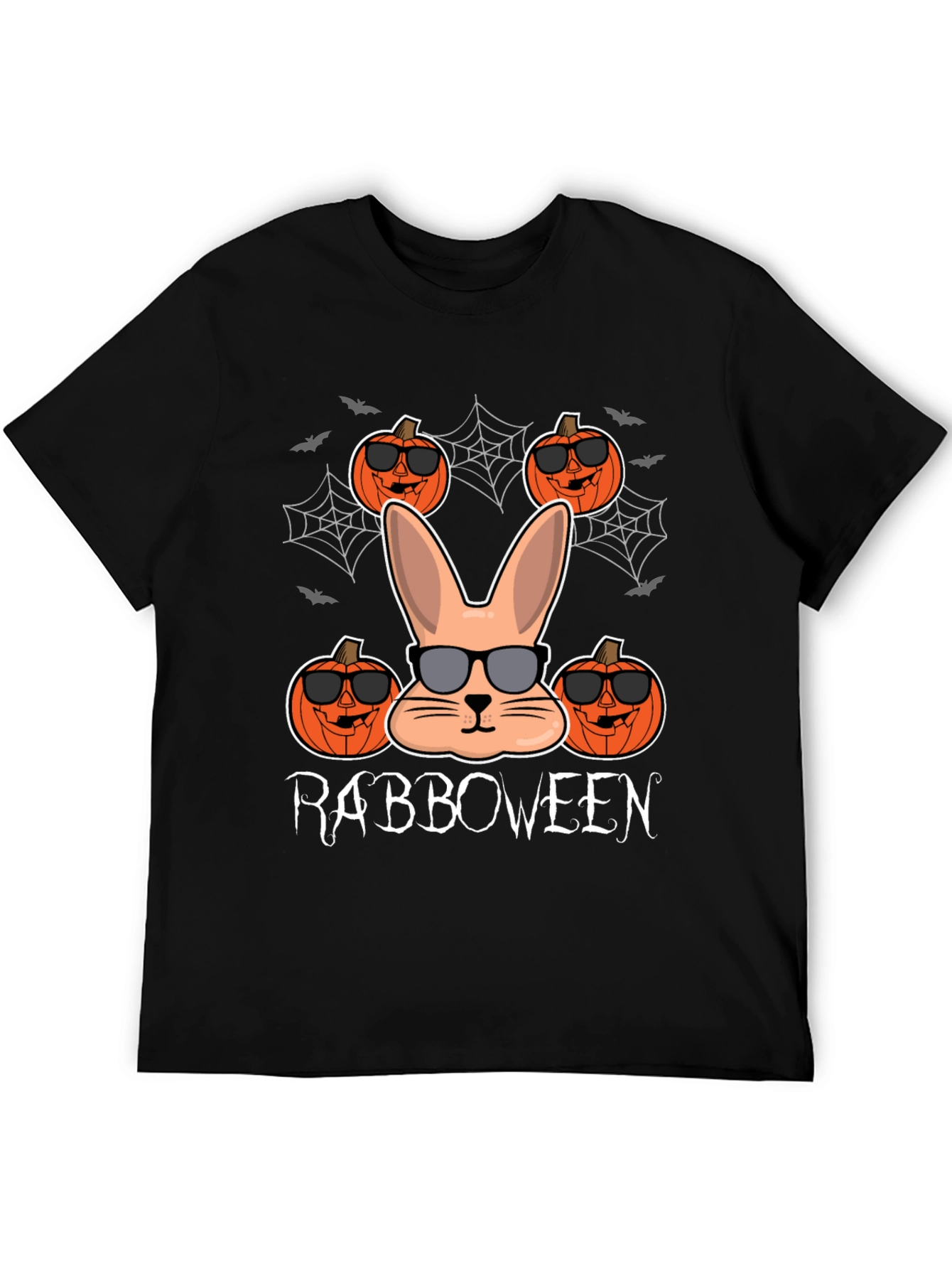 Rabboween T-Shirt: Spooky Bunny Pumpkin Tee