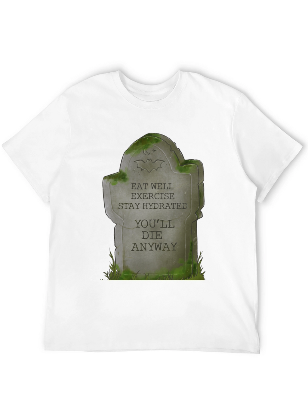 Eat Well Tombstone Graphic T-Shirt