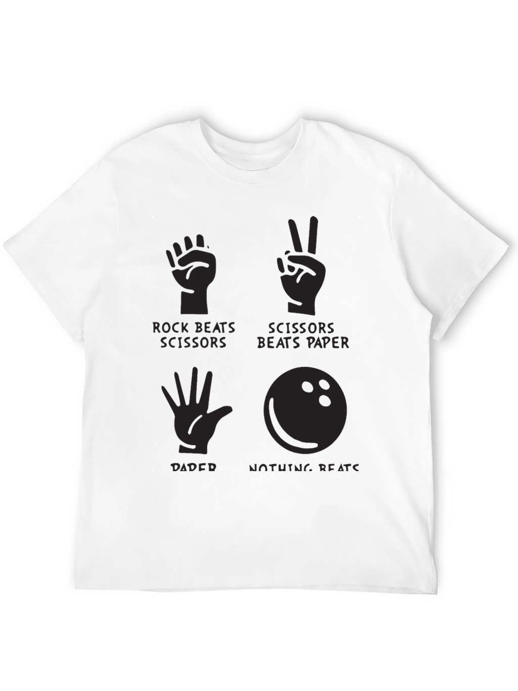 Rock Paper Scissors Bowling T-Shirt
