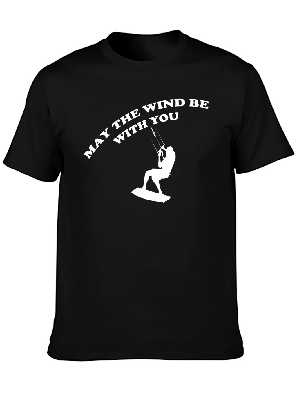 Kitesurfing T-Shirt: May The Wind Be With You