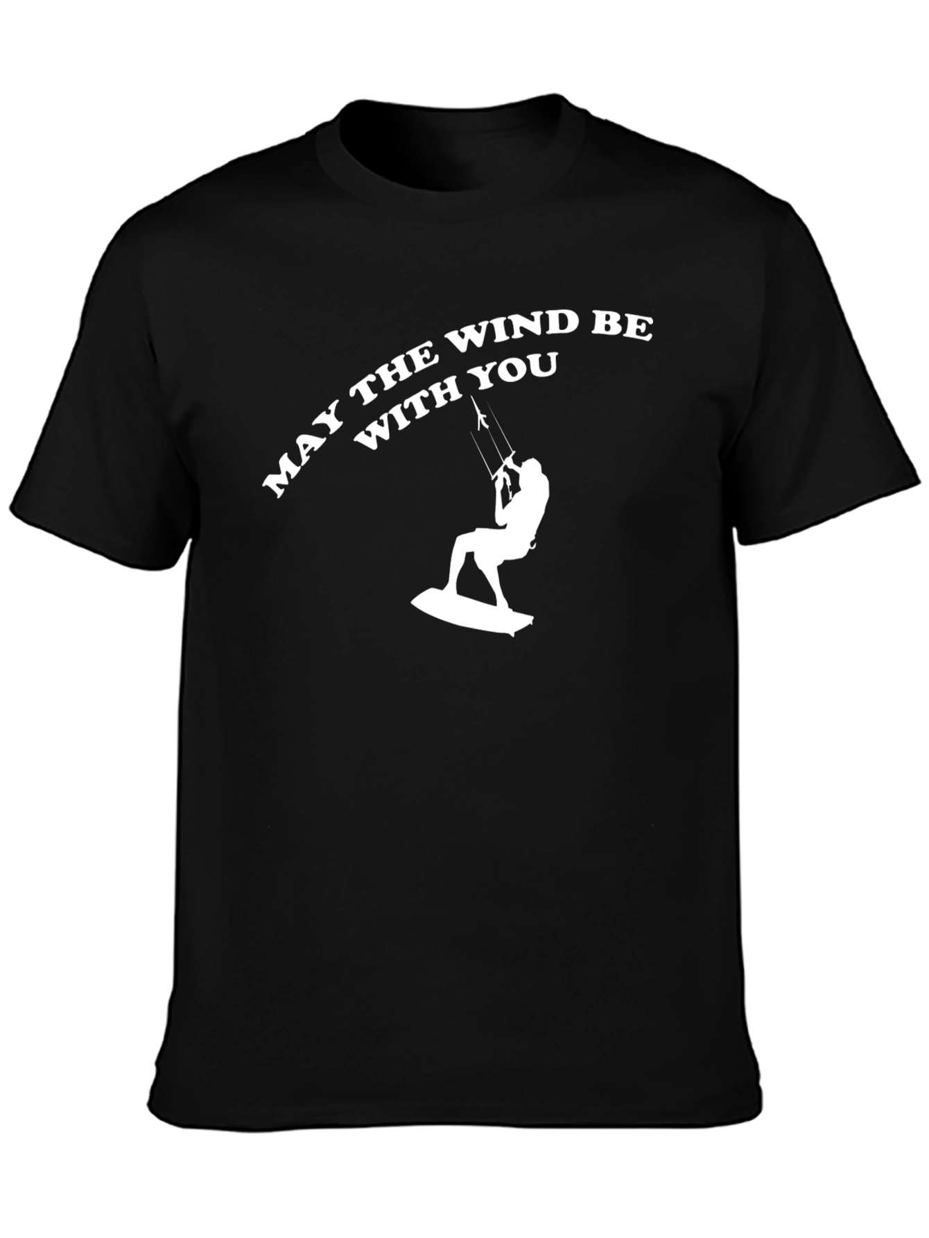 Kitesurfing T-Shirt: May The Wind Be With You