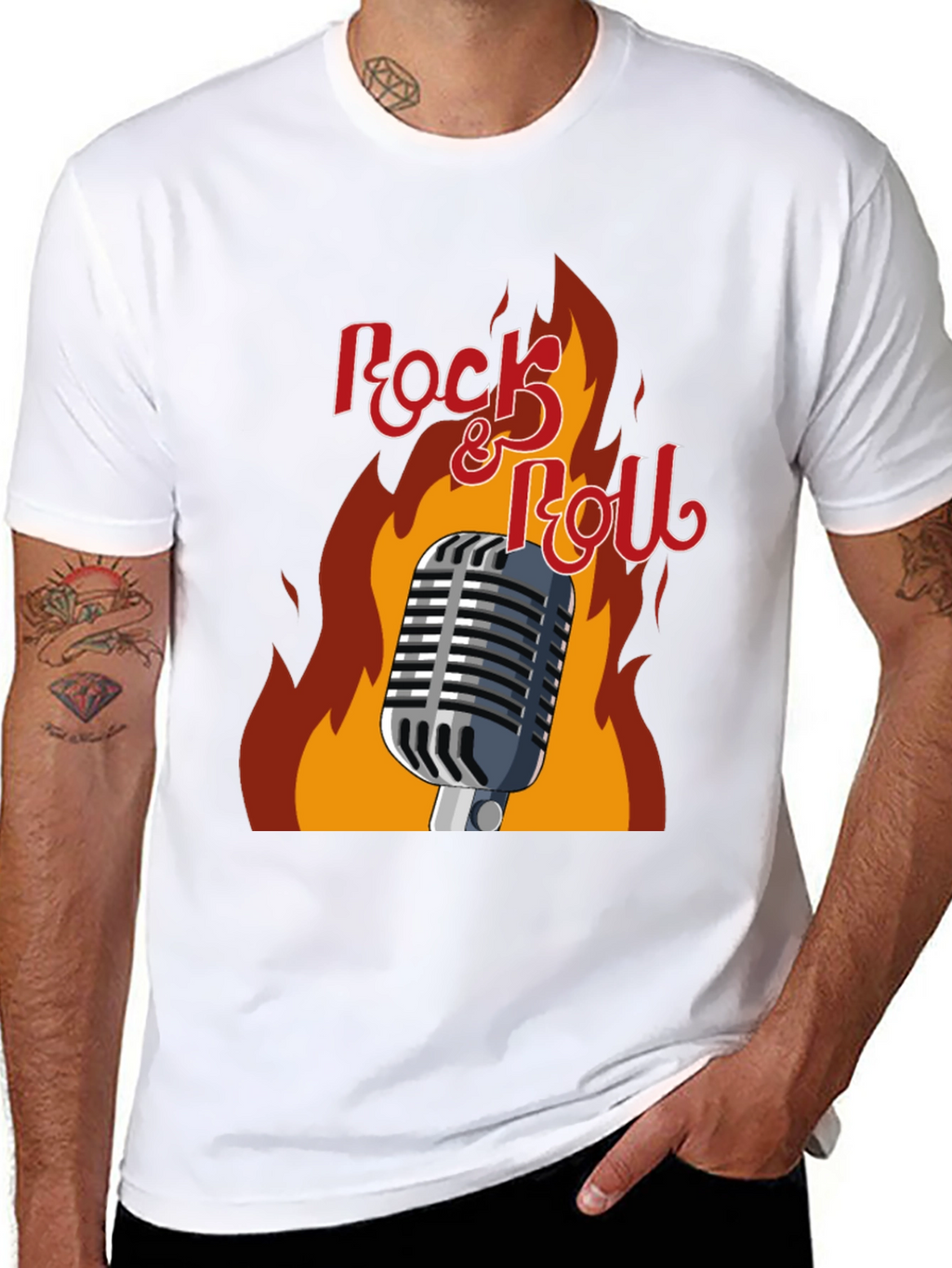 Rock & Roll Graphic T-Shirt