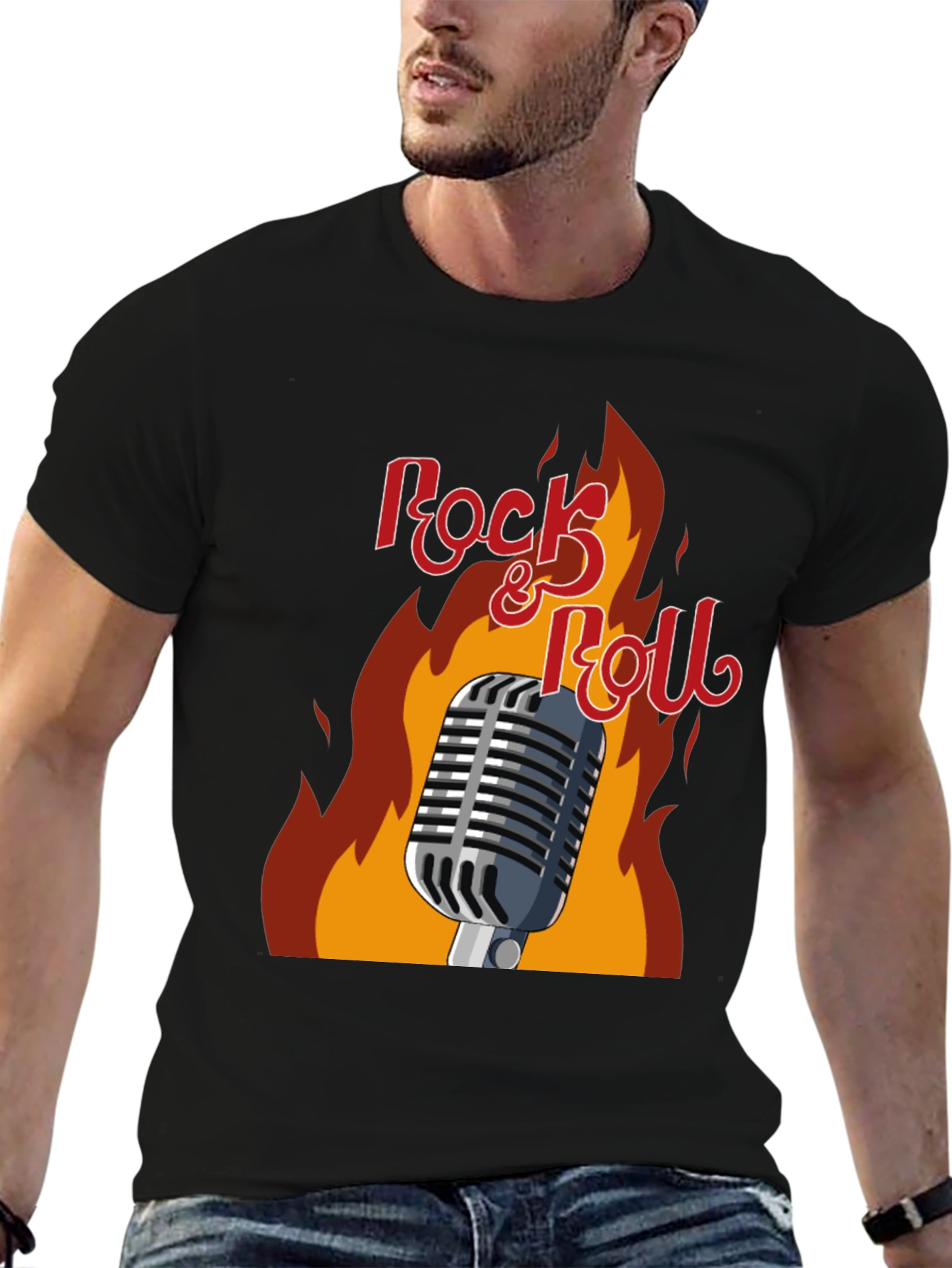 Rock & Roll Graphic T-Shirt
