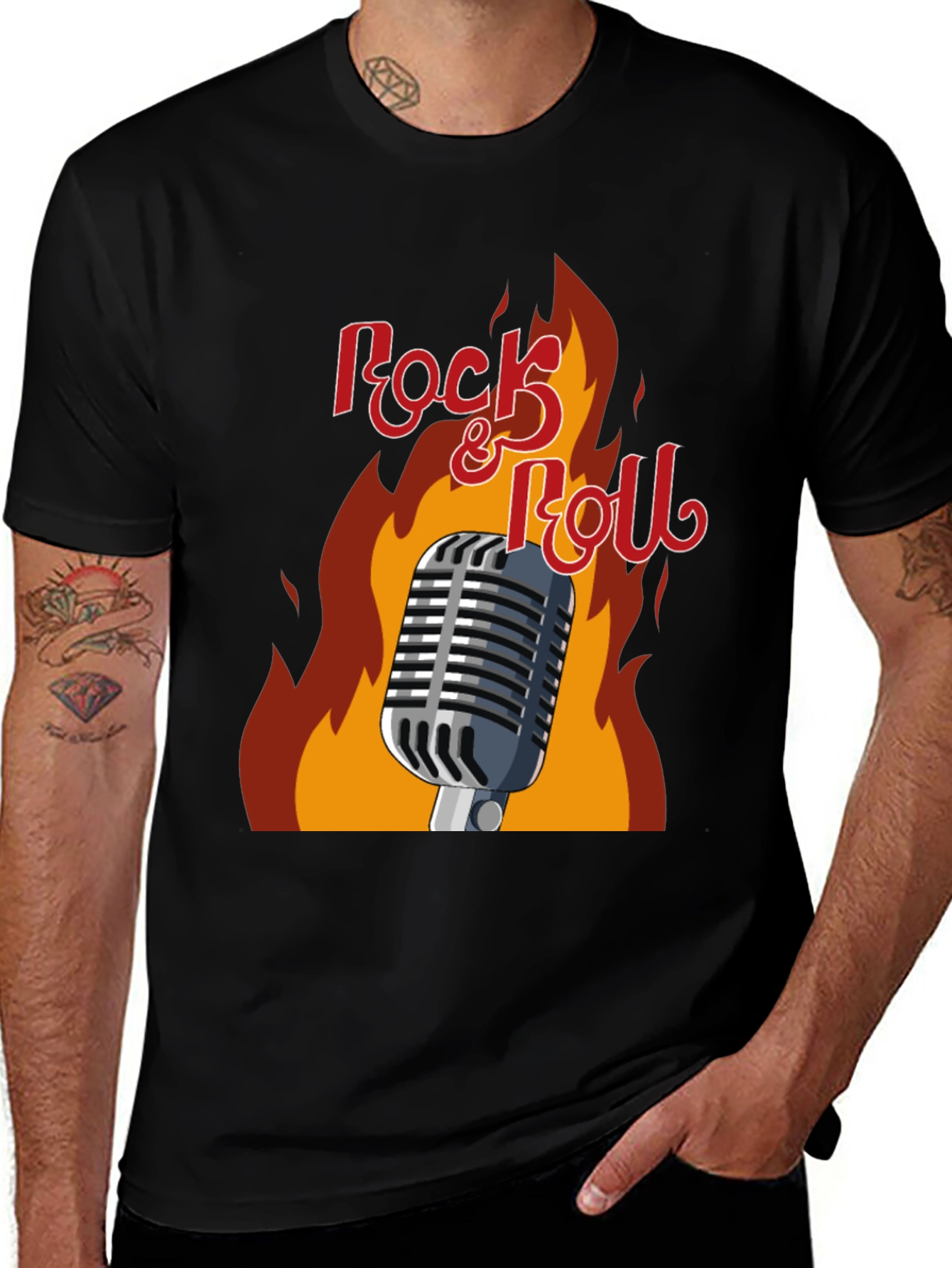 Rock & Roll Graphic T-Shirt