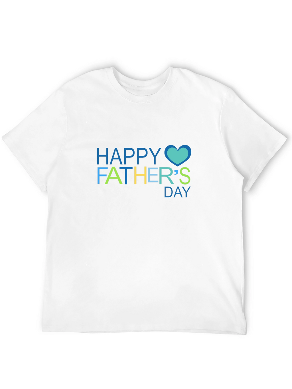Happy Fathers Day Black T-Shirt