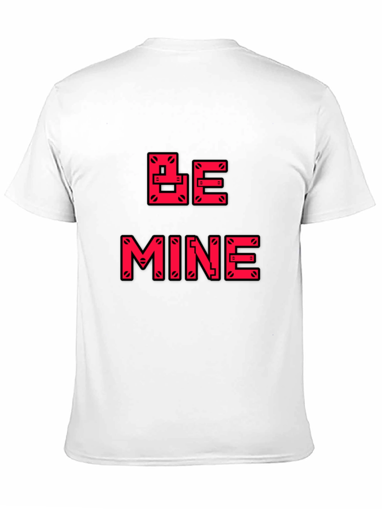 Be Mine Graphic Tee - Valentines Day Black T-Shirt