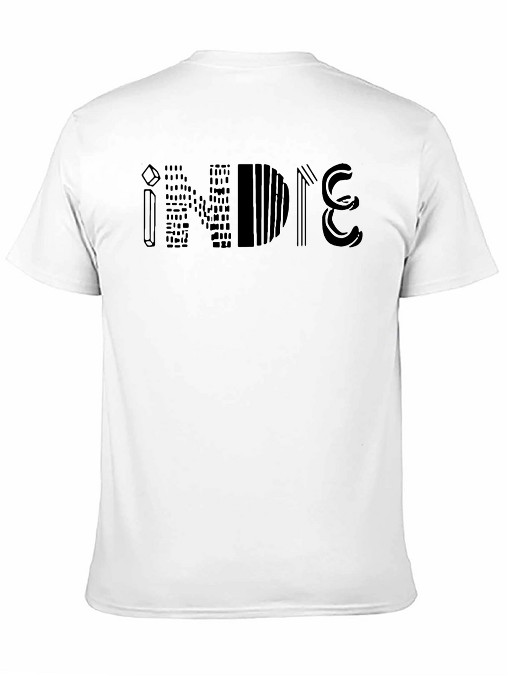 Indie Black Graphic Tee - Stylish and Unique