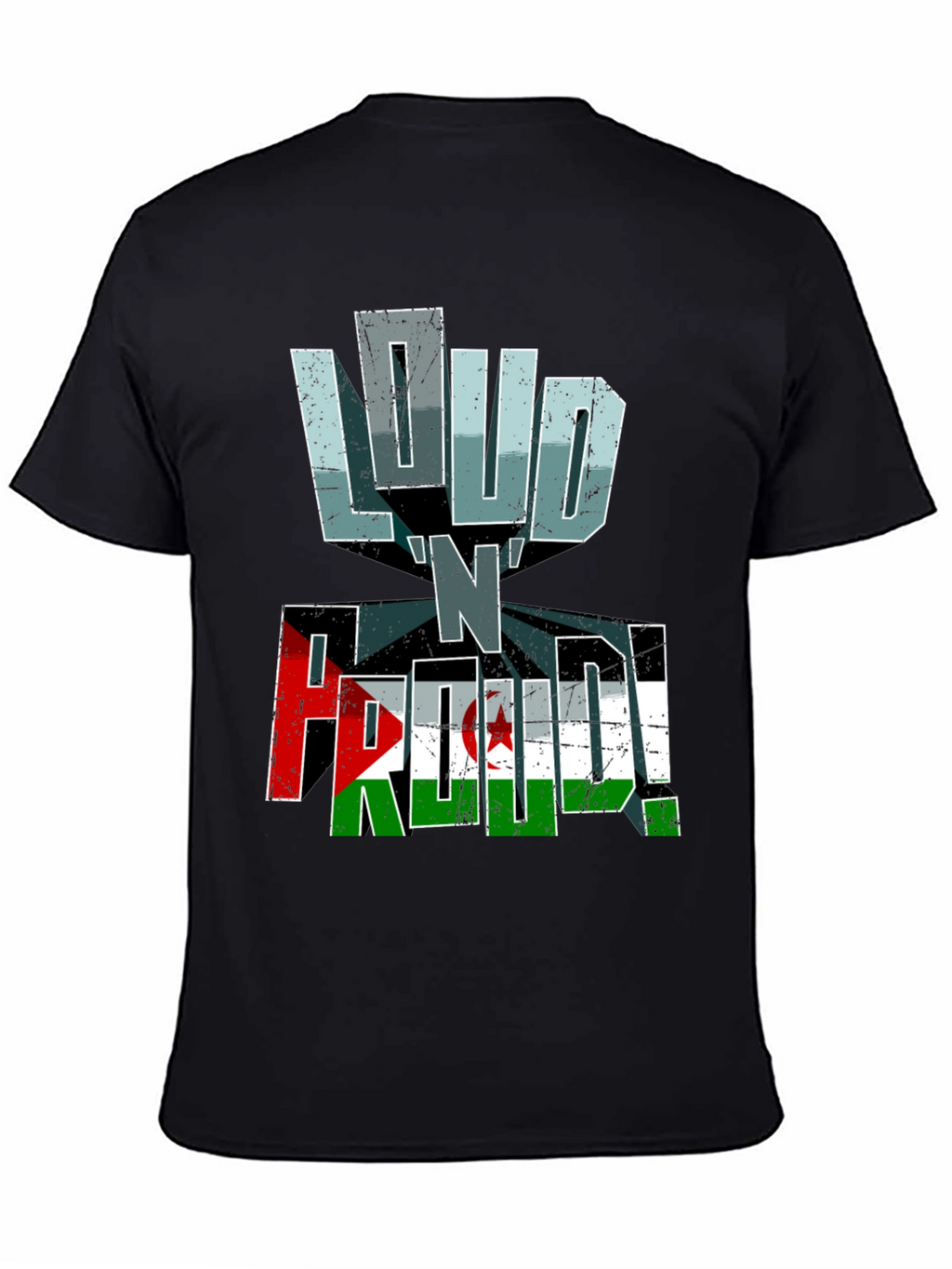 Loud N Proud Western Sahara Flag T-Shirt