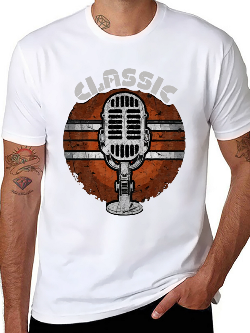 Classic Microphone Graphic Tee