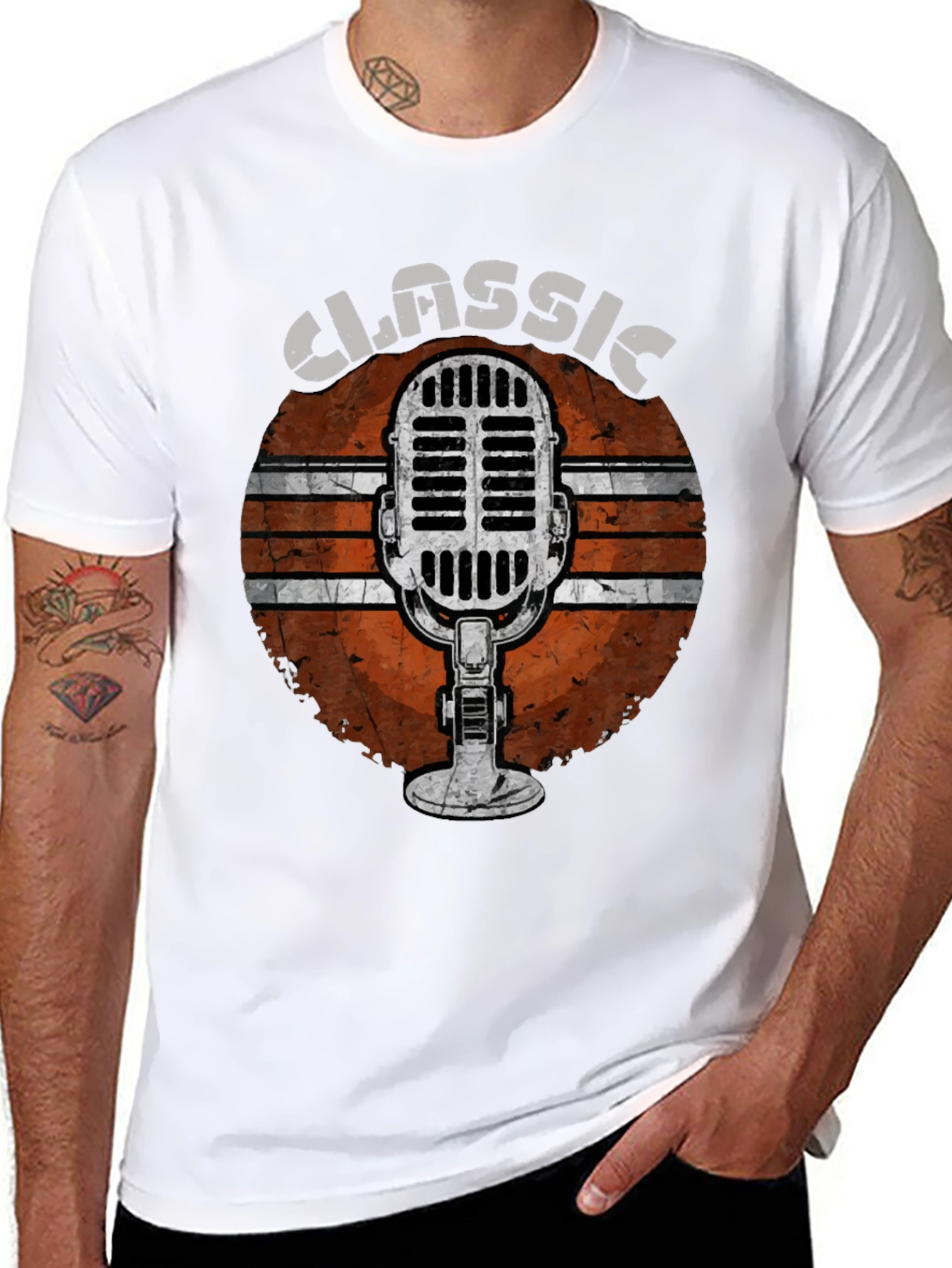 Classic Microphone Graphic Tee