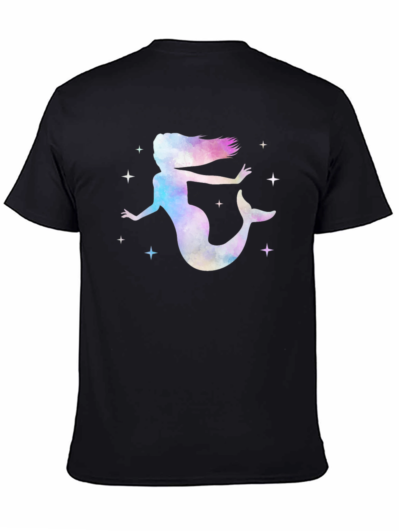 Watercolor Mermaid T-Shirt - Fantasy Tee