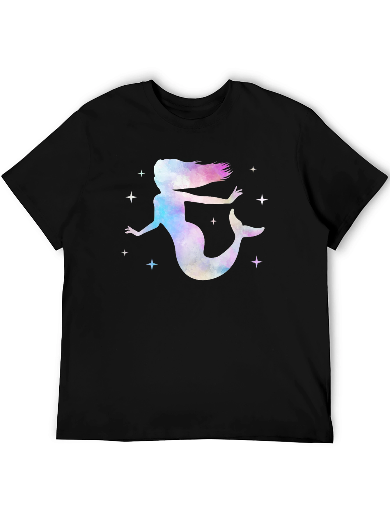Watercolor Mermaid T-Shirt - Fantasy Tee