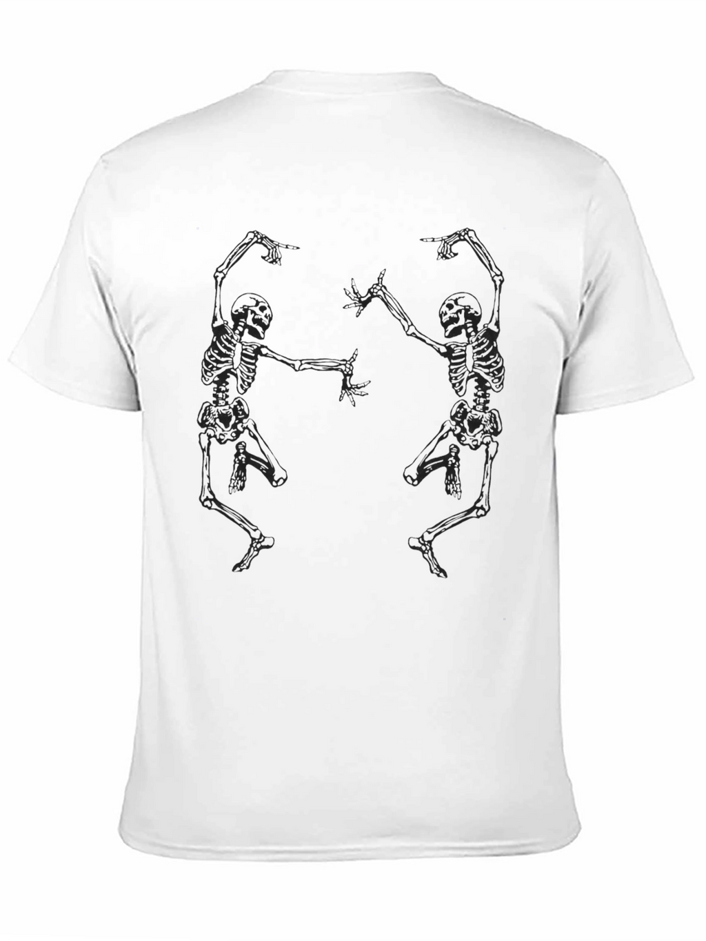 Dancing Skeletons Graphic Tee - Black