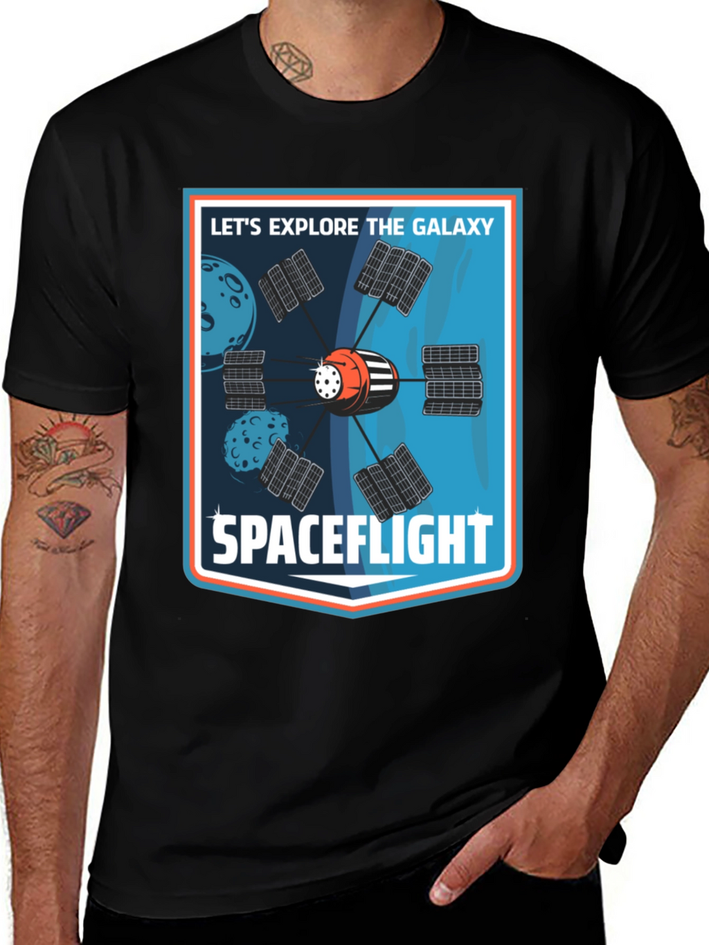 Spaceflight Galaxy T-Shirt - Explore the Universe!