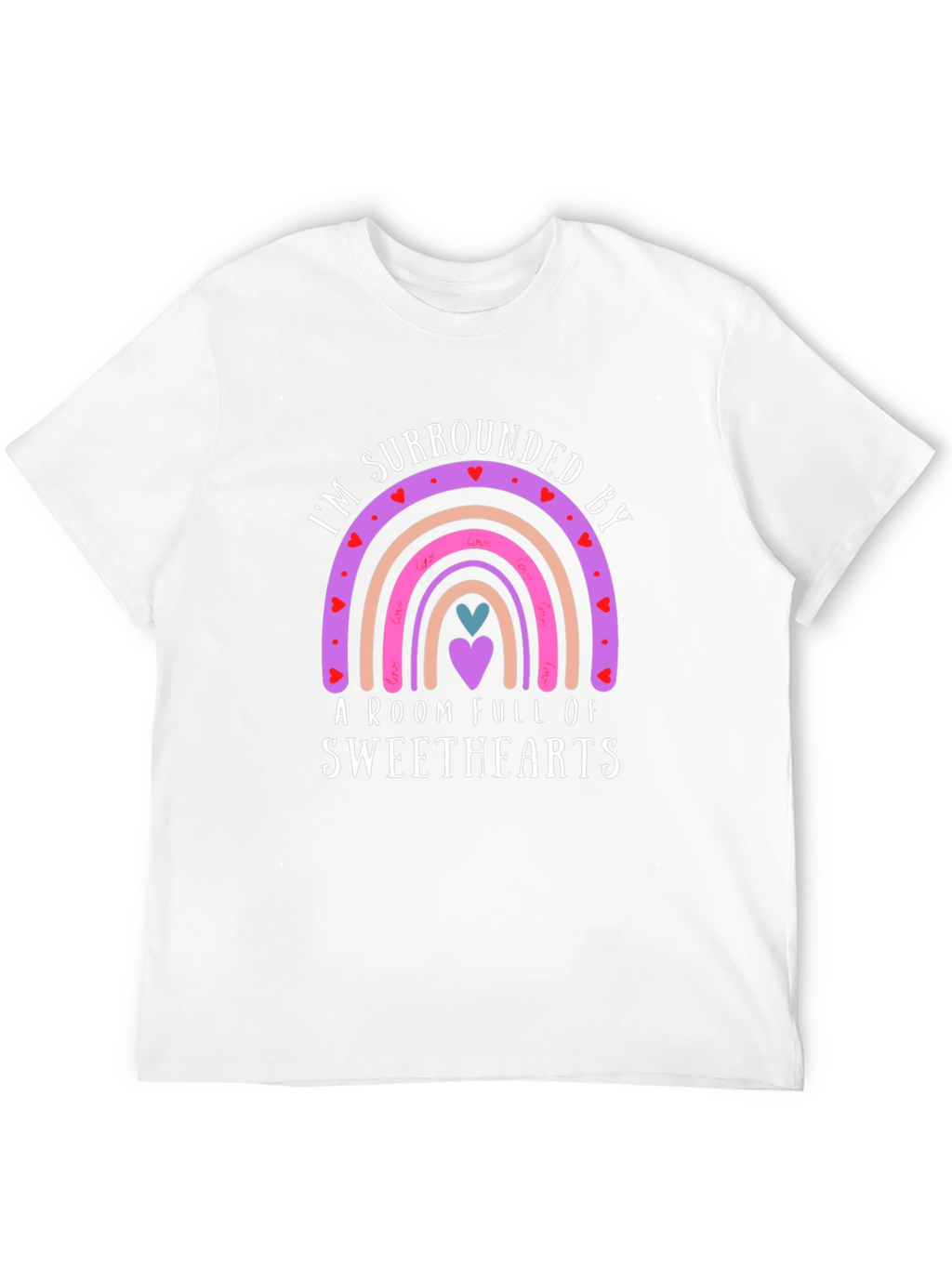 Sweethearts Rainbow Valentines Day T-Shirt