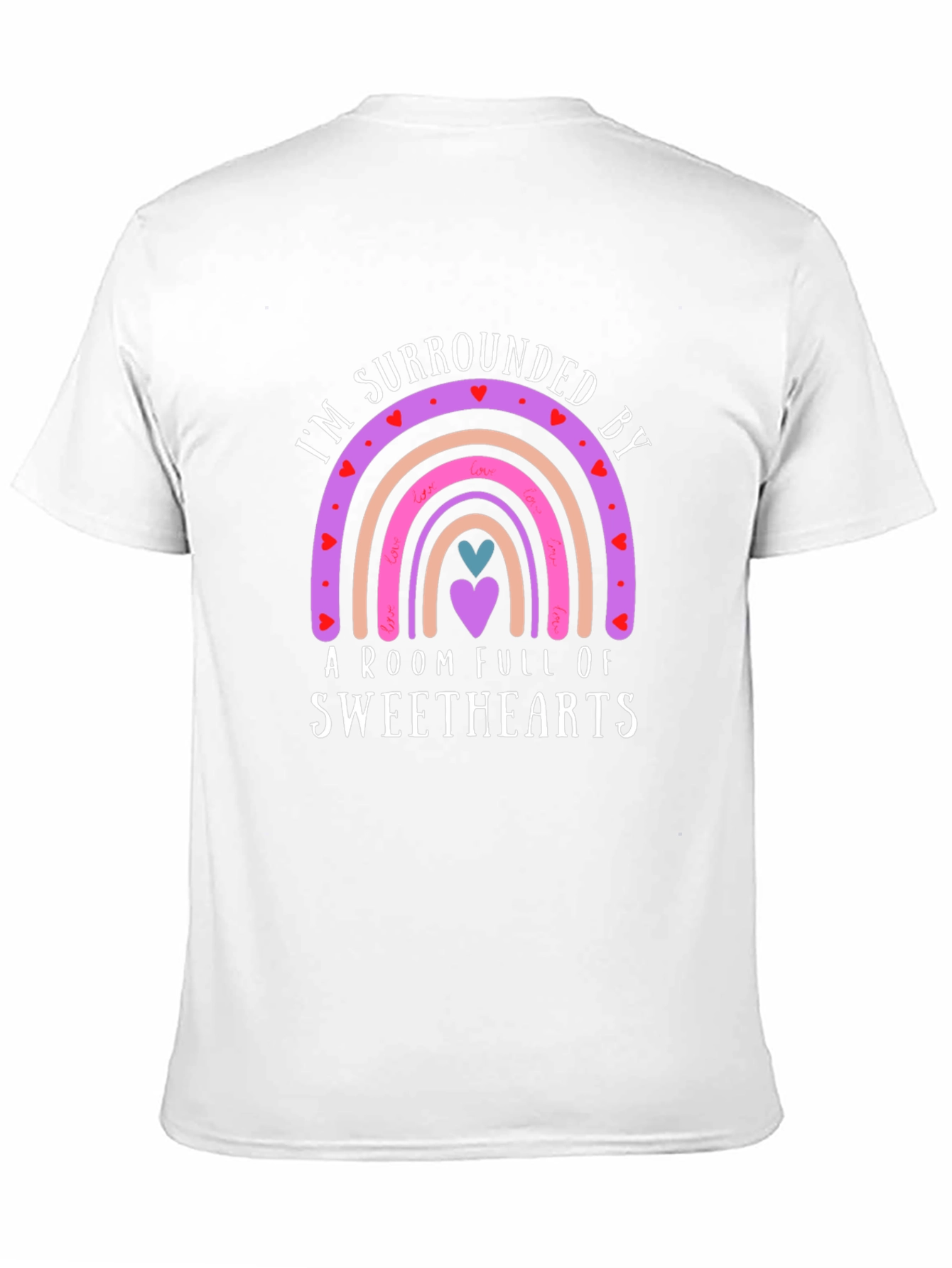 Sweethearts Rainbow Valentines Day T-Shirt