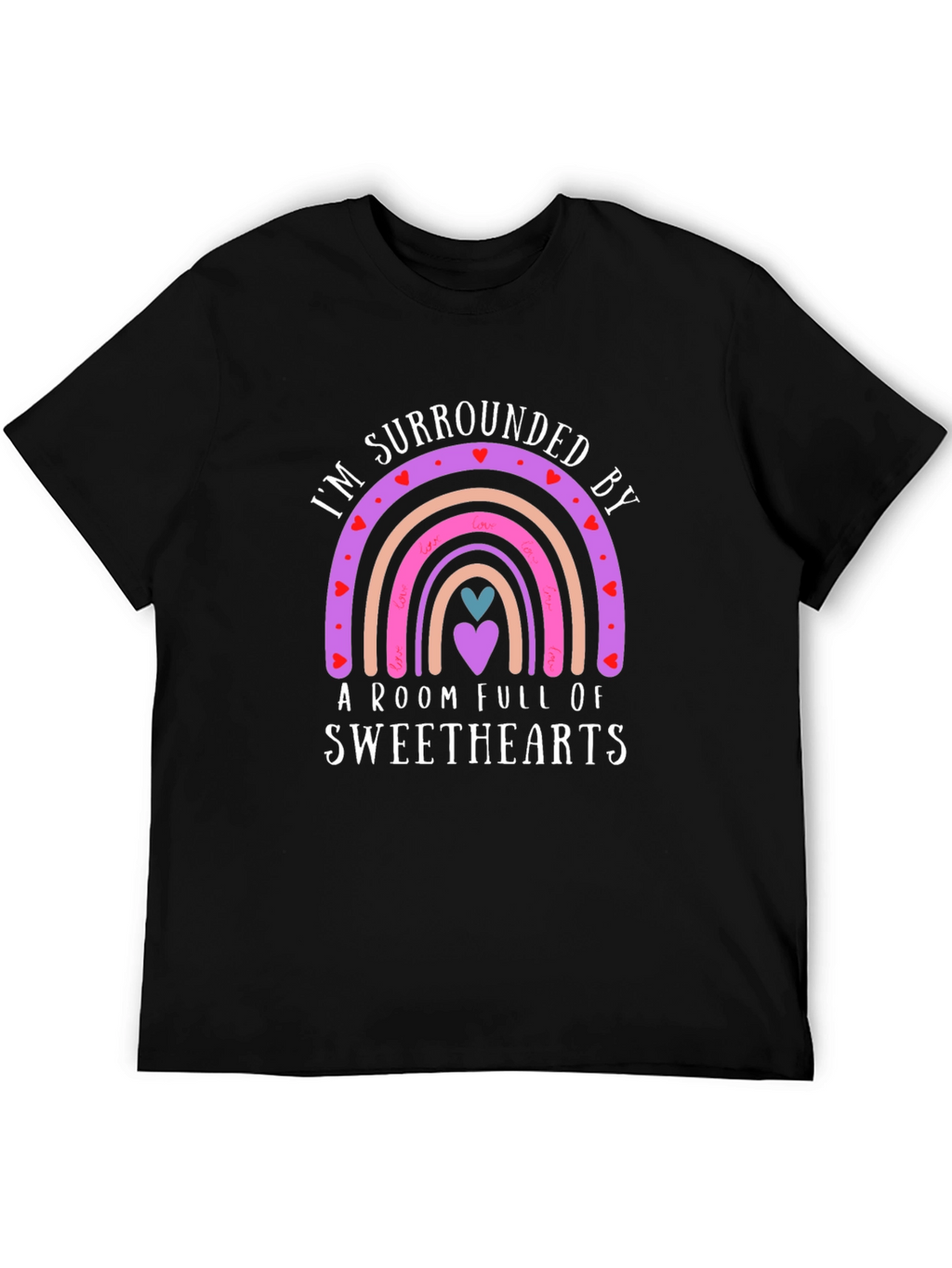 Sweethearts Rainbow Valentines Day T-Shirt