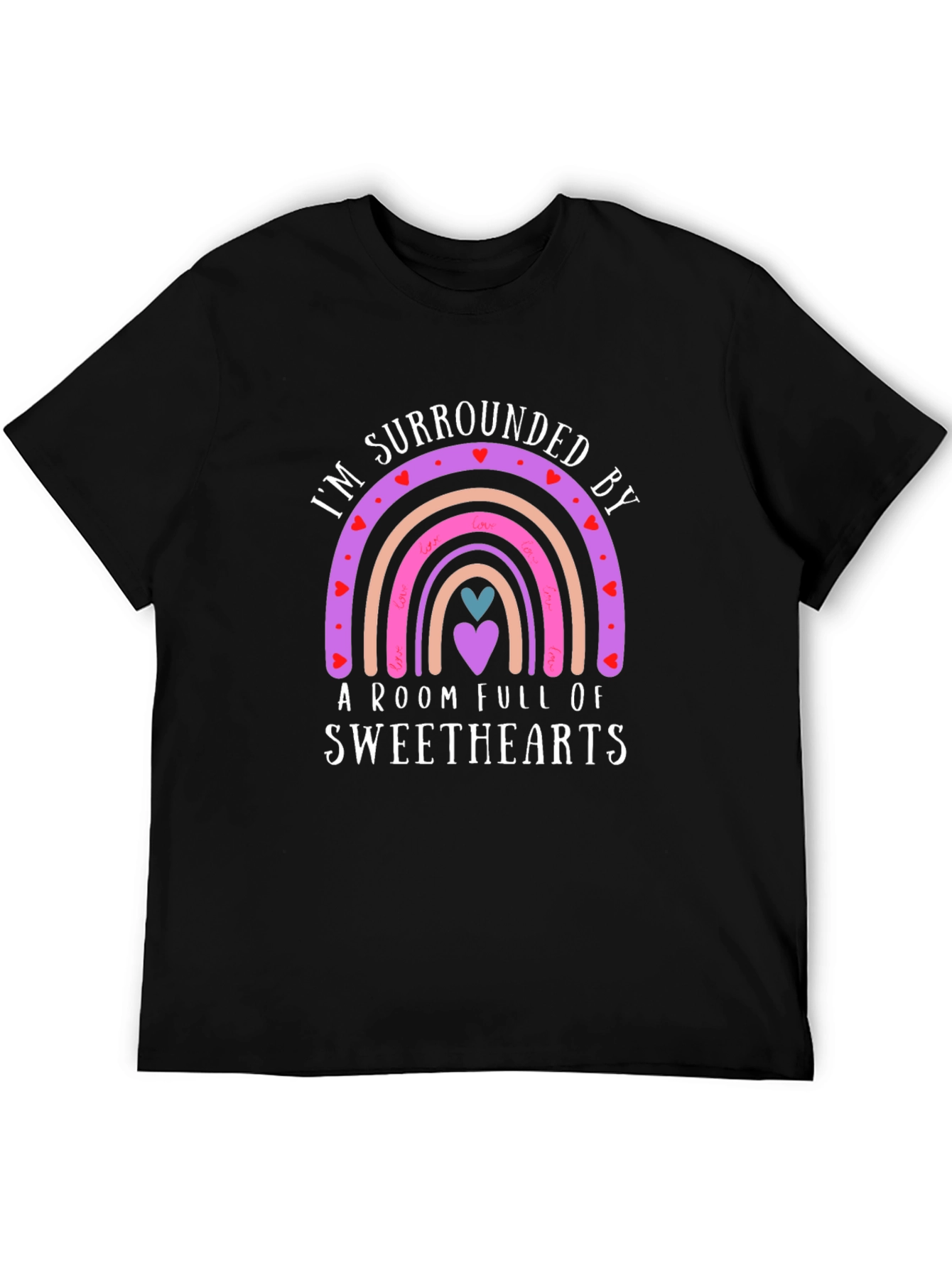 Sweethearts Rainbow Valentines Day T-Shirt