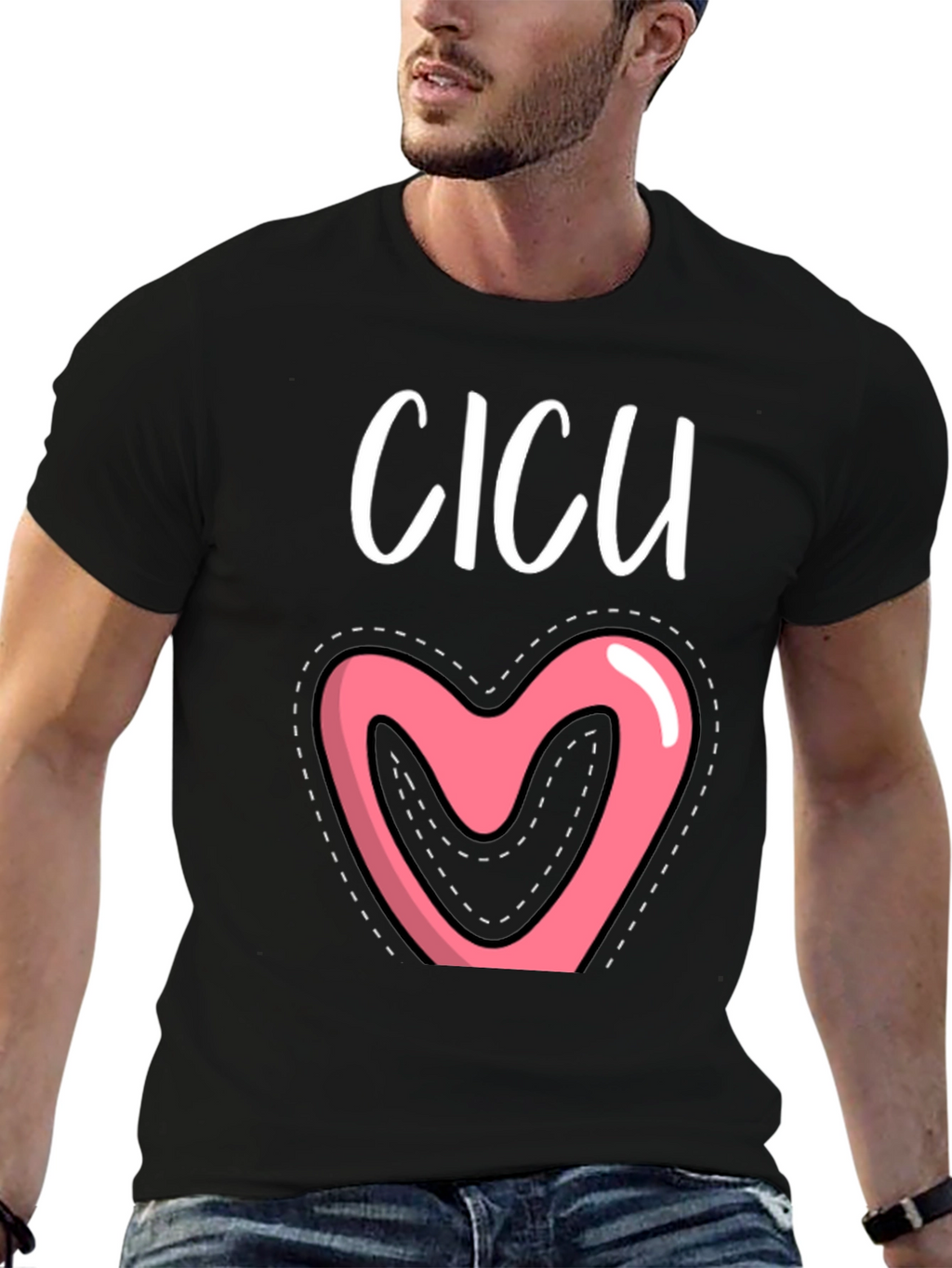 Cicu Heart Graphic Tee - Cute Nurse Life Shirt