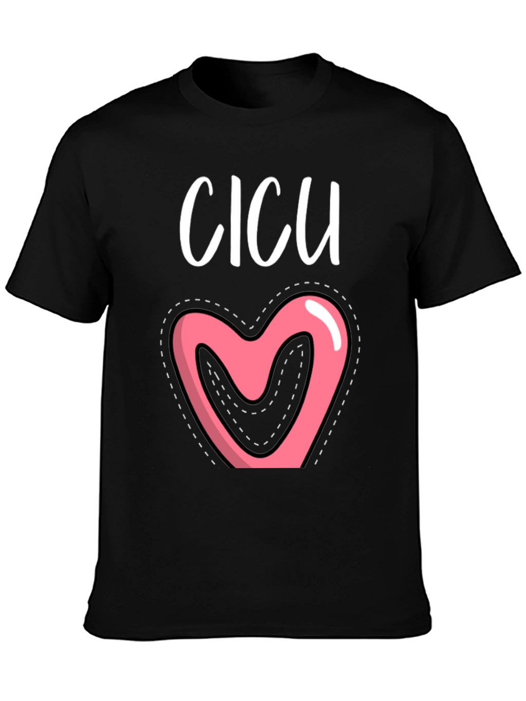 Cicu Heart Graphic Tee - Cute Nurse Life Shirt
