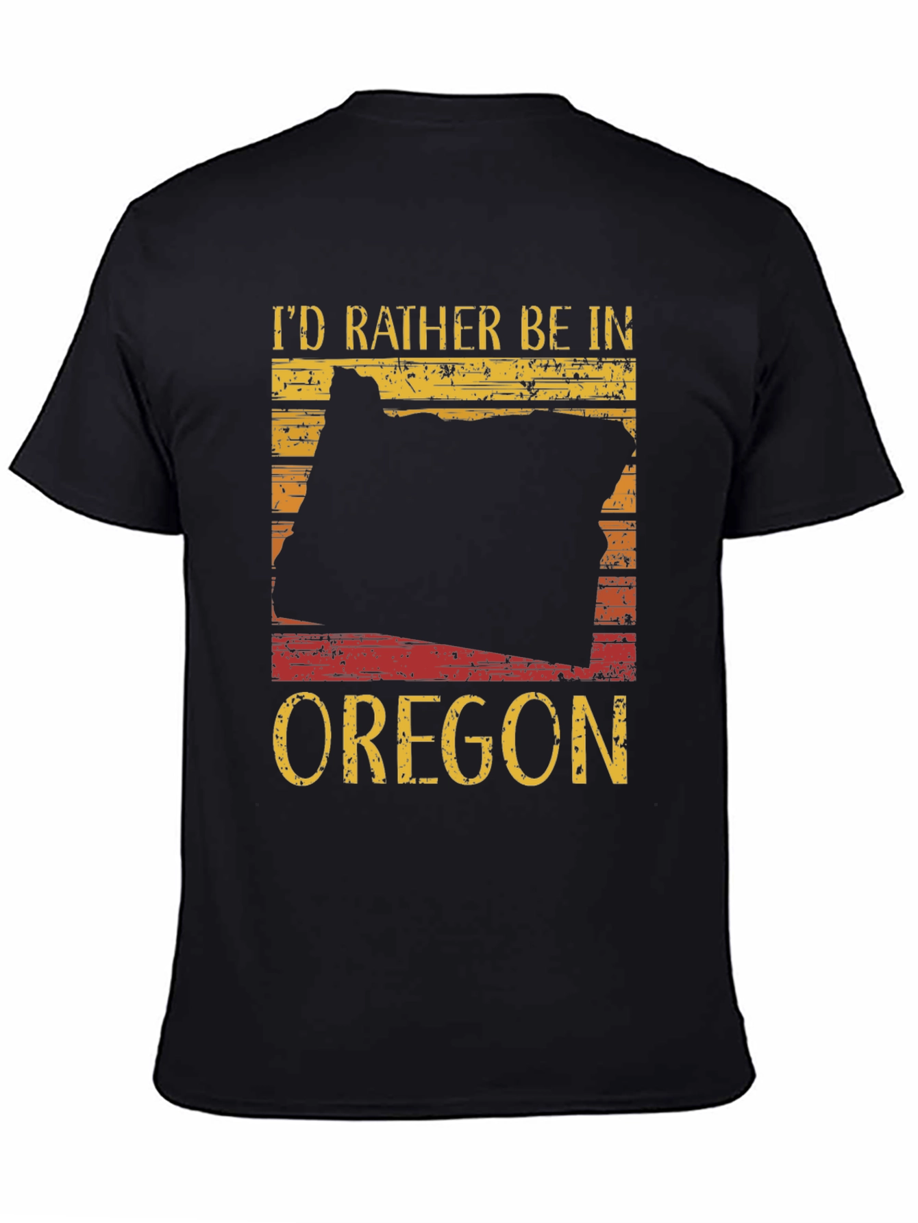 Oregon State Graphic Tee -  Id Rather Be In Oregon T-Shirt