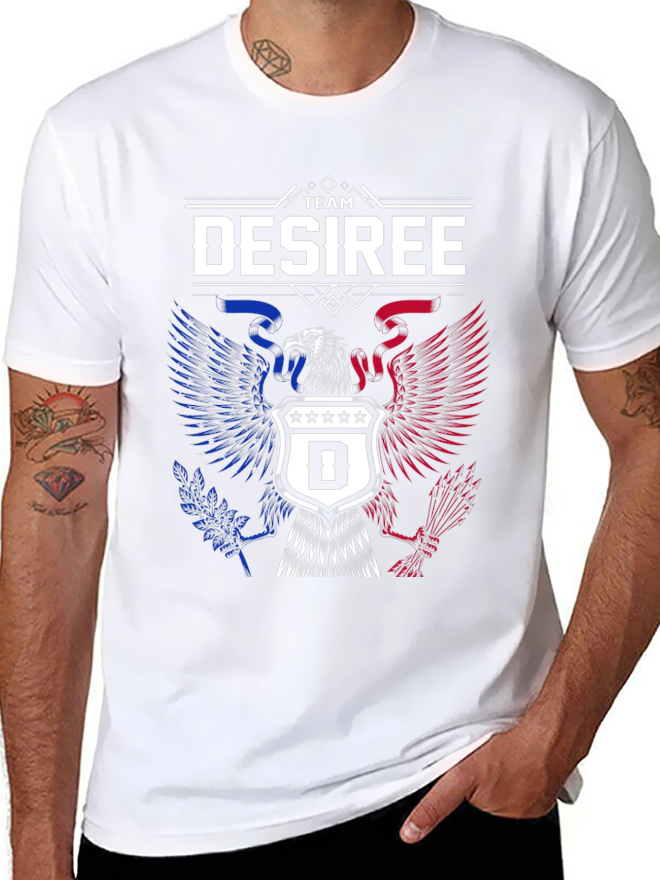 Team Desiree Patriotic Eagle T-Shirt