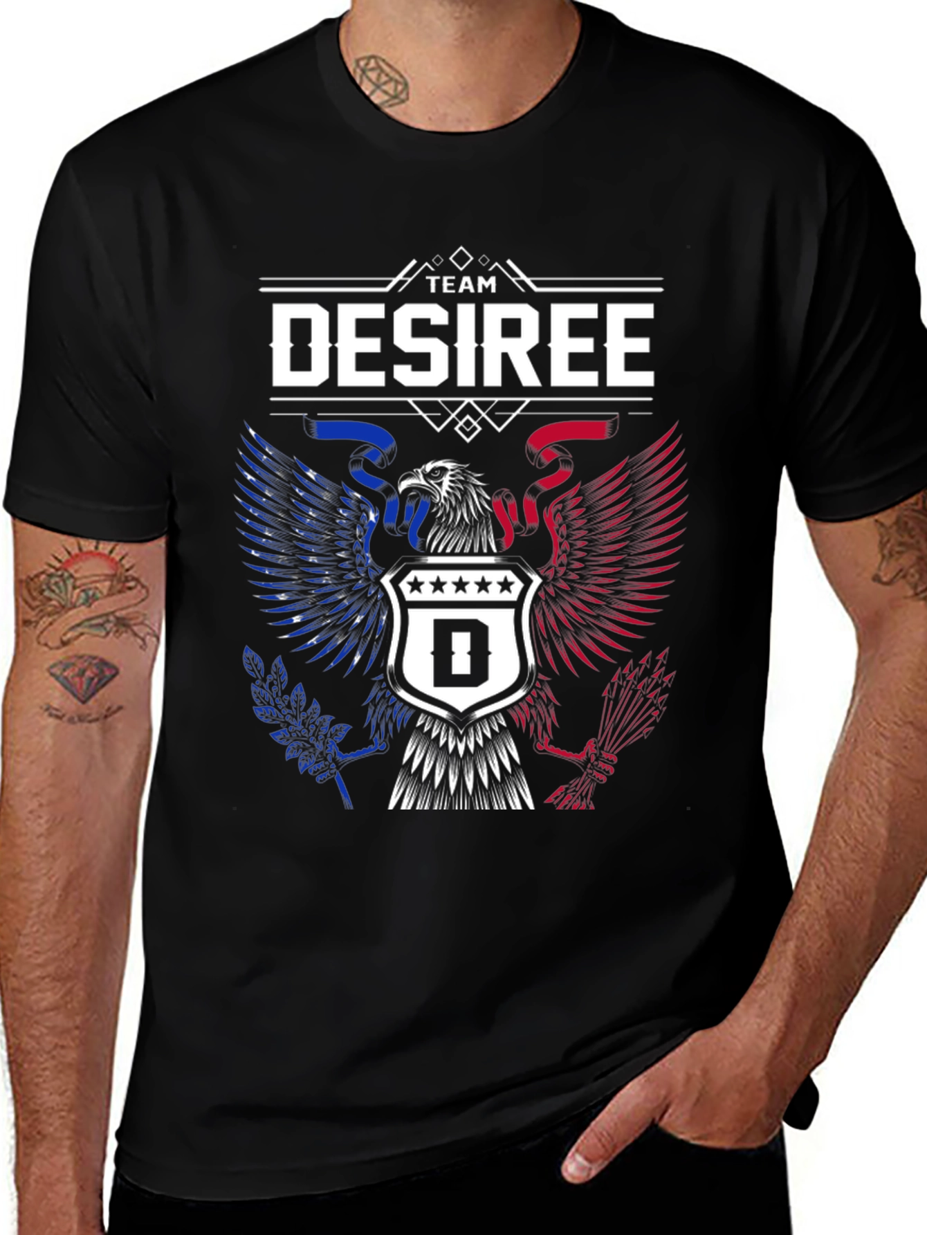 Team Desiree Patriotic Eagle T-Shirt