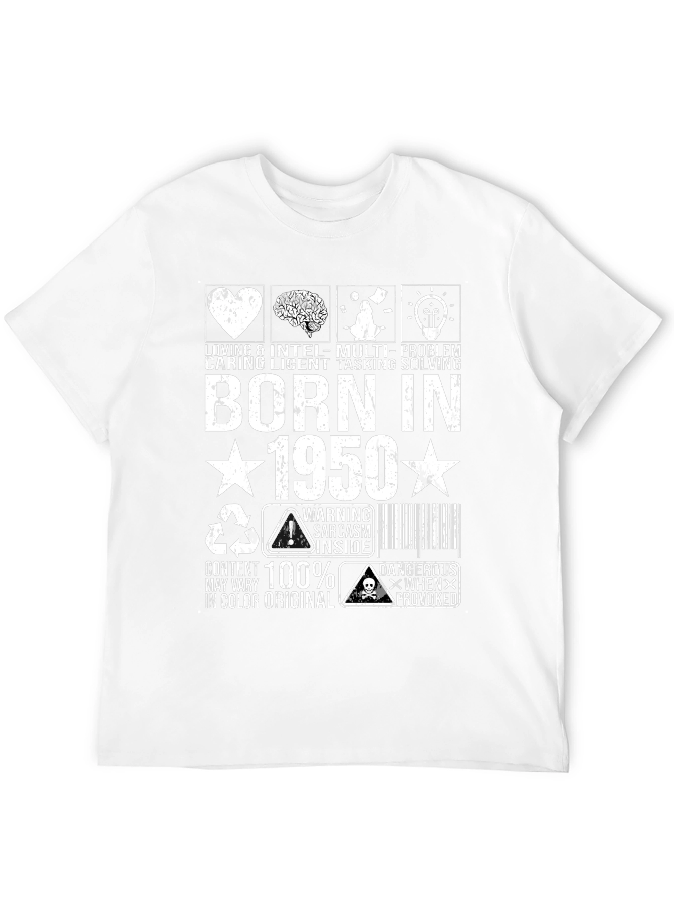 Born in 1950 Sarcastic Humor Graphic Tee