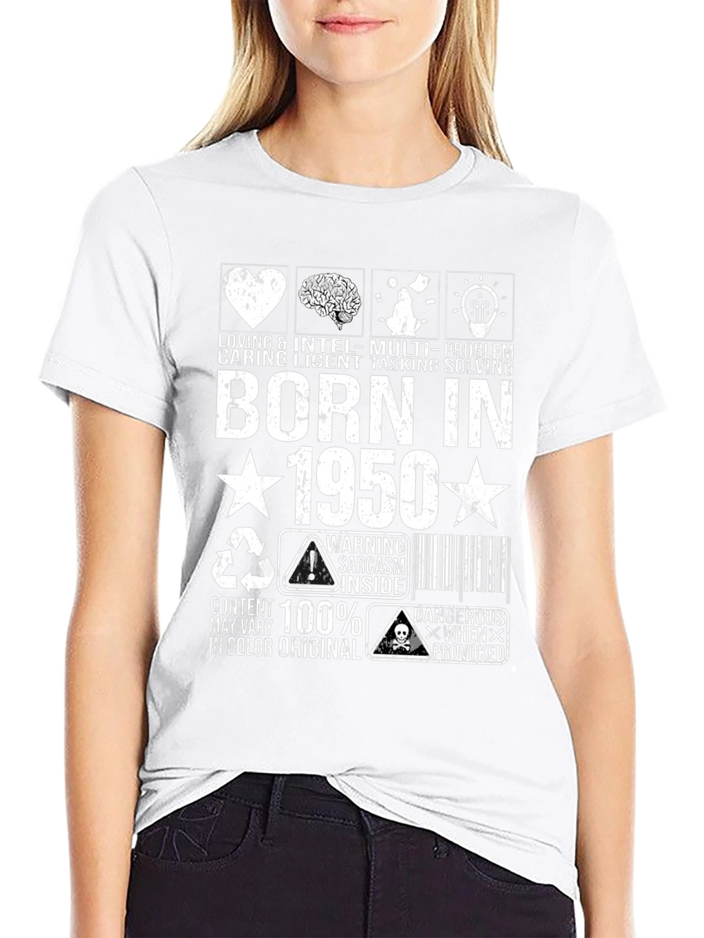 Born in 1950 Sarcastic Humor Graphic Tee