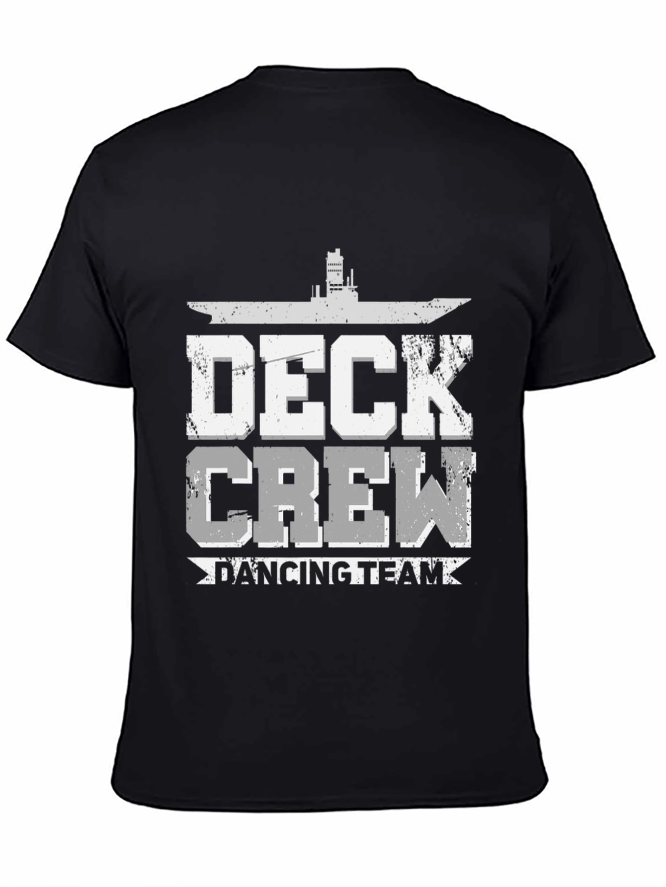 Deck Crew Dancing Team Black Graphic Tee