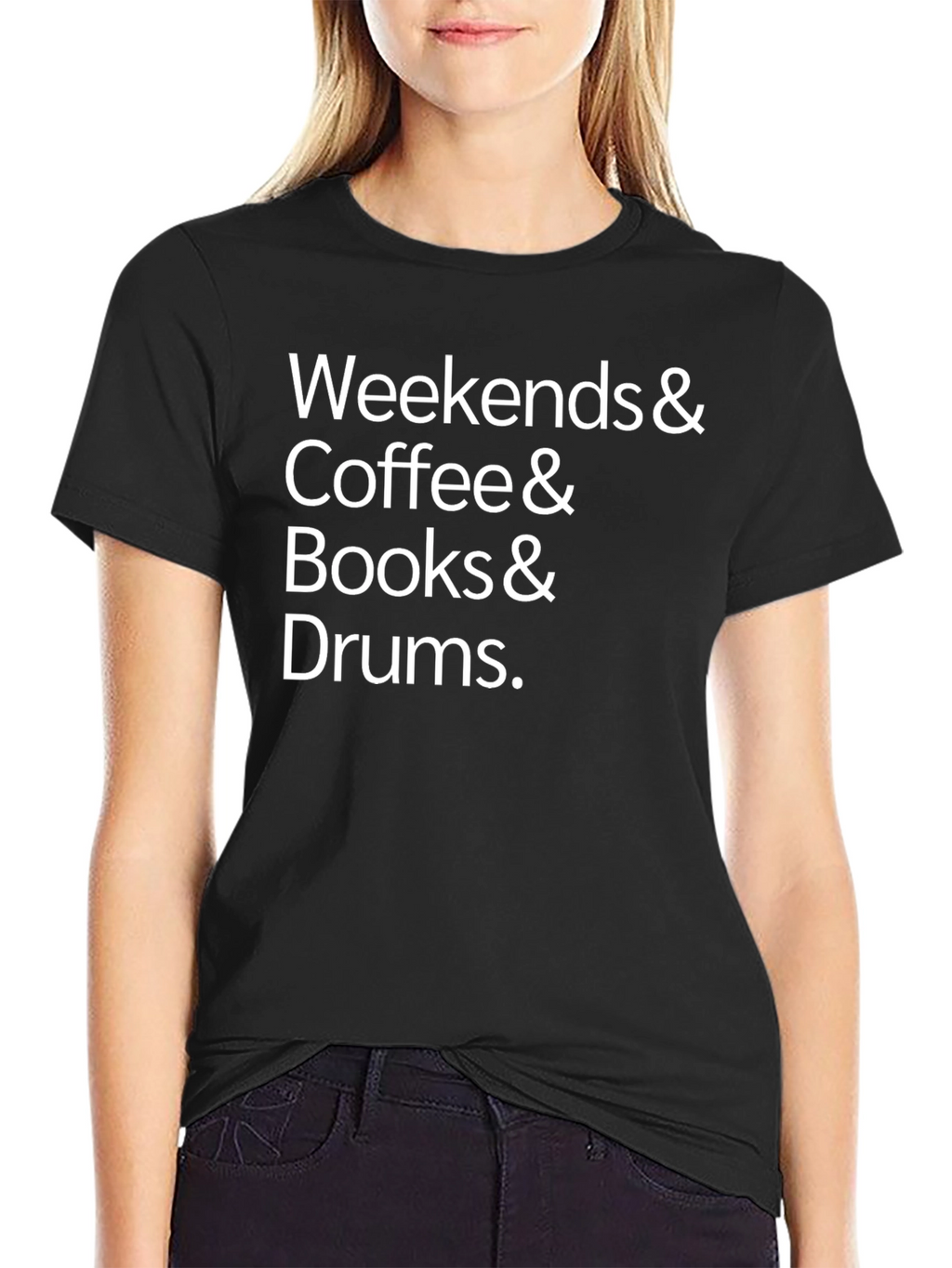 Weekends & Coffee & Books & Drums T-Shirt