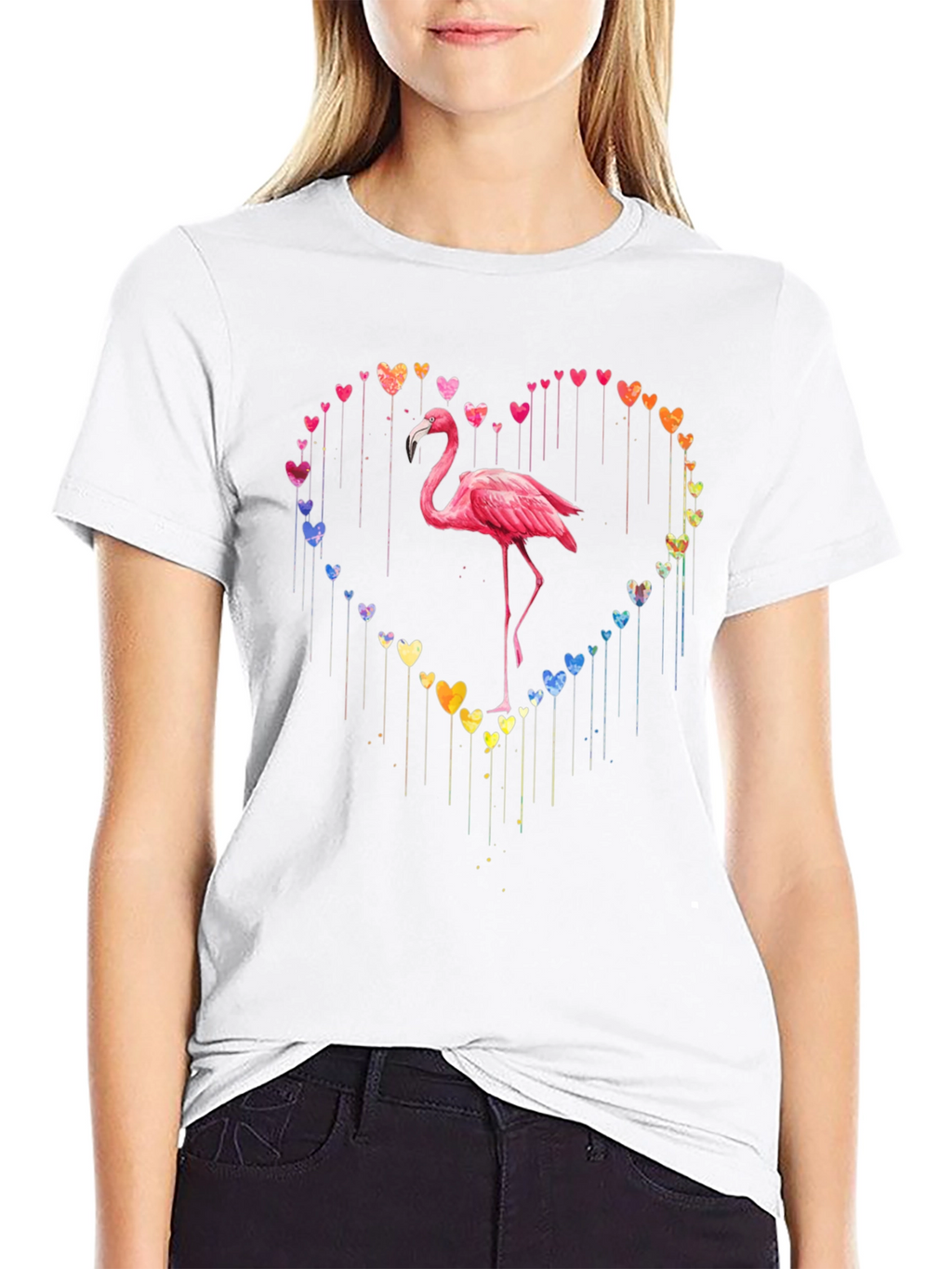 Flamingo Heart T-Shirt