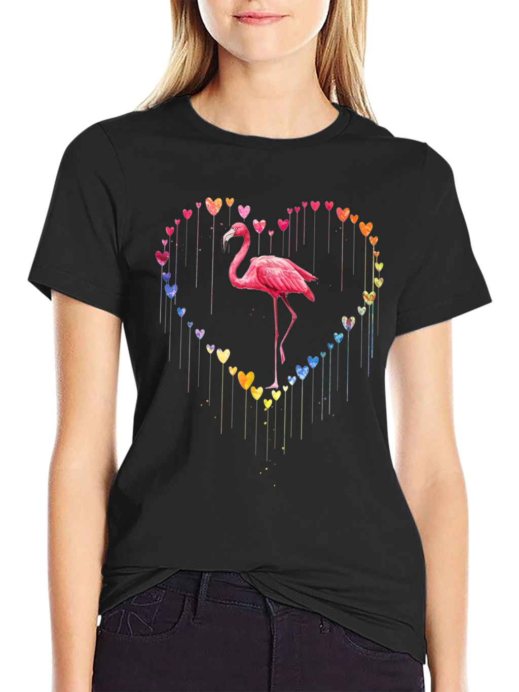 Flamingo Heart T-Shirt