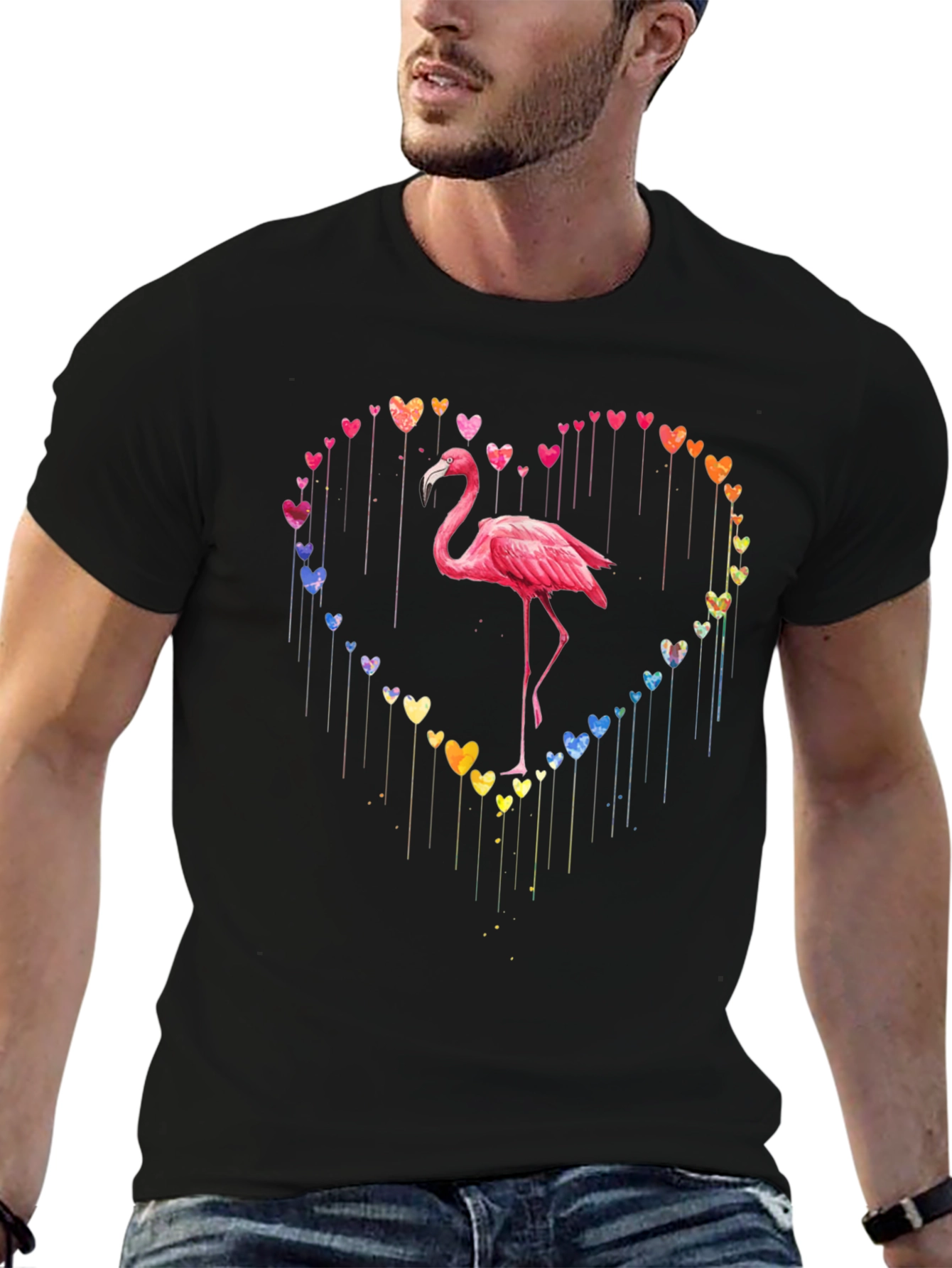 Flamingo Heart T-Shirt