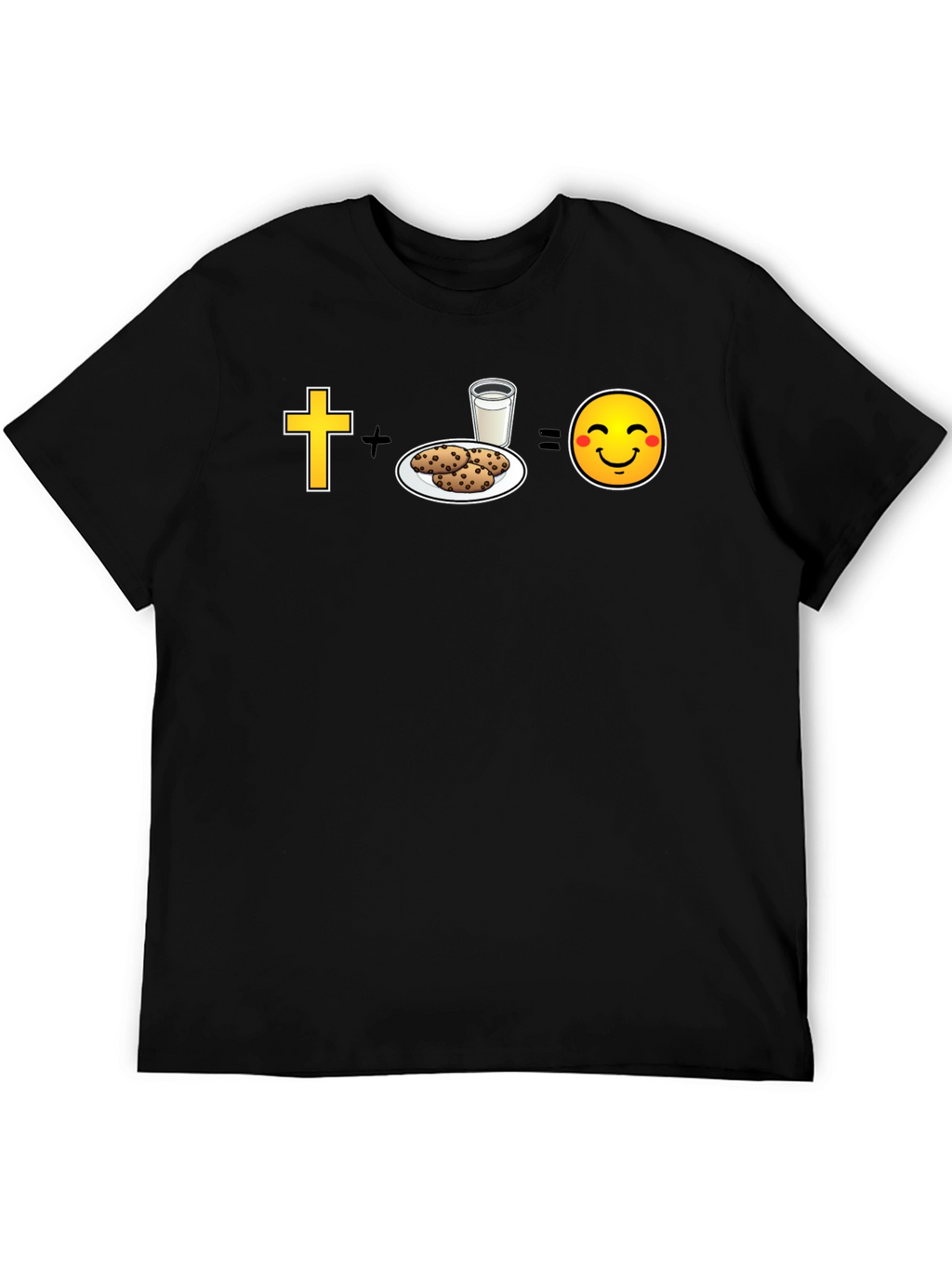 Christian Cookies & Milk = Happy Face T-Shirt