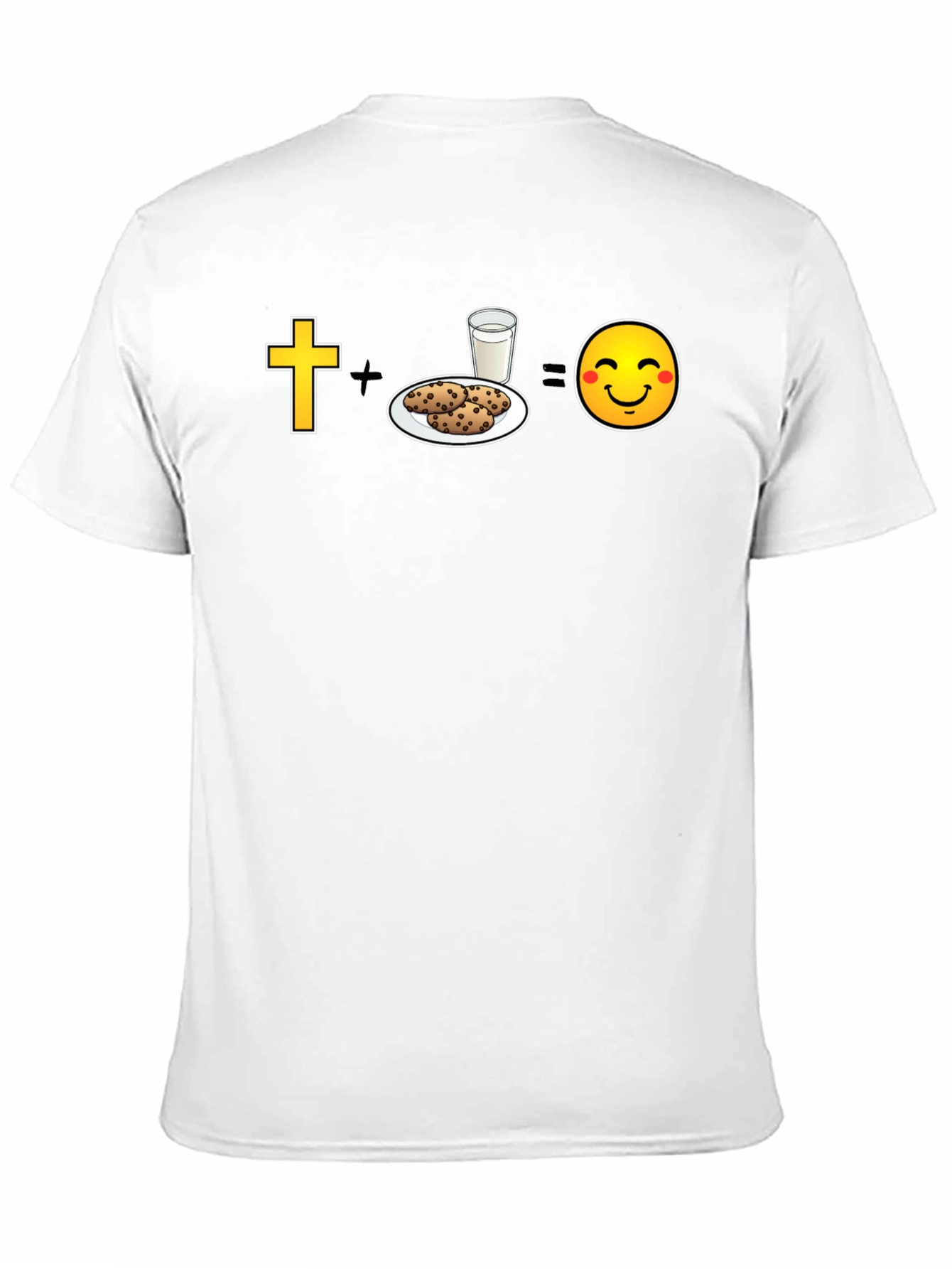 Christian Cookies & Milk = Happy Face T-Shirt