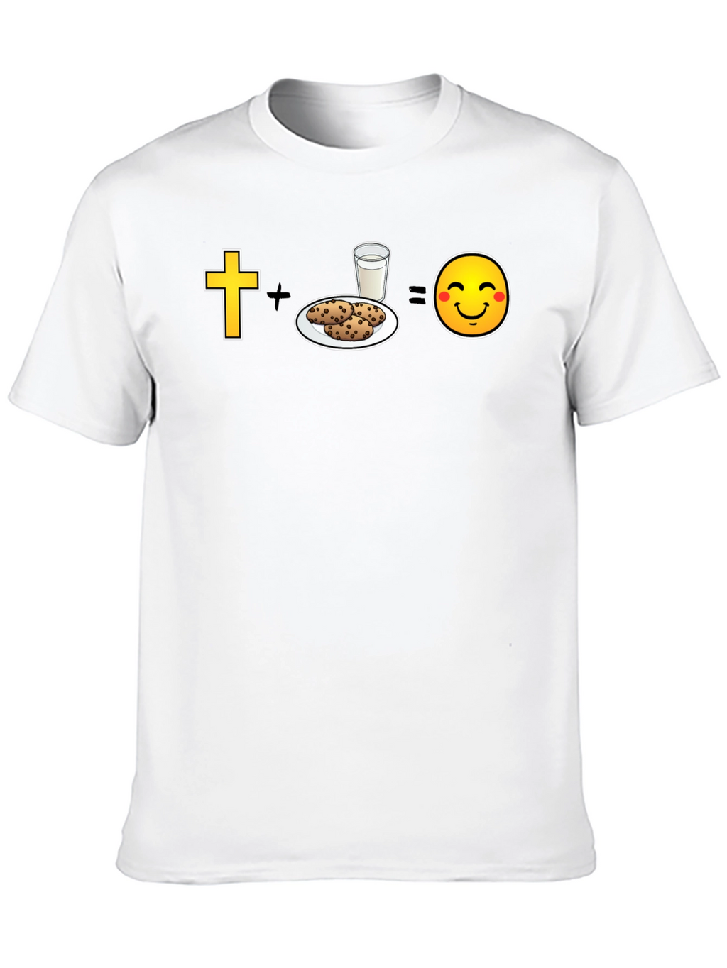 Christian Cookies & Milk = Happy Face T-Shirt