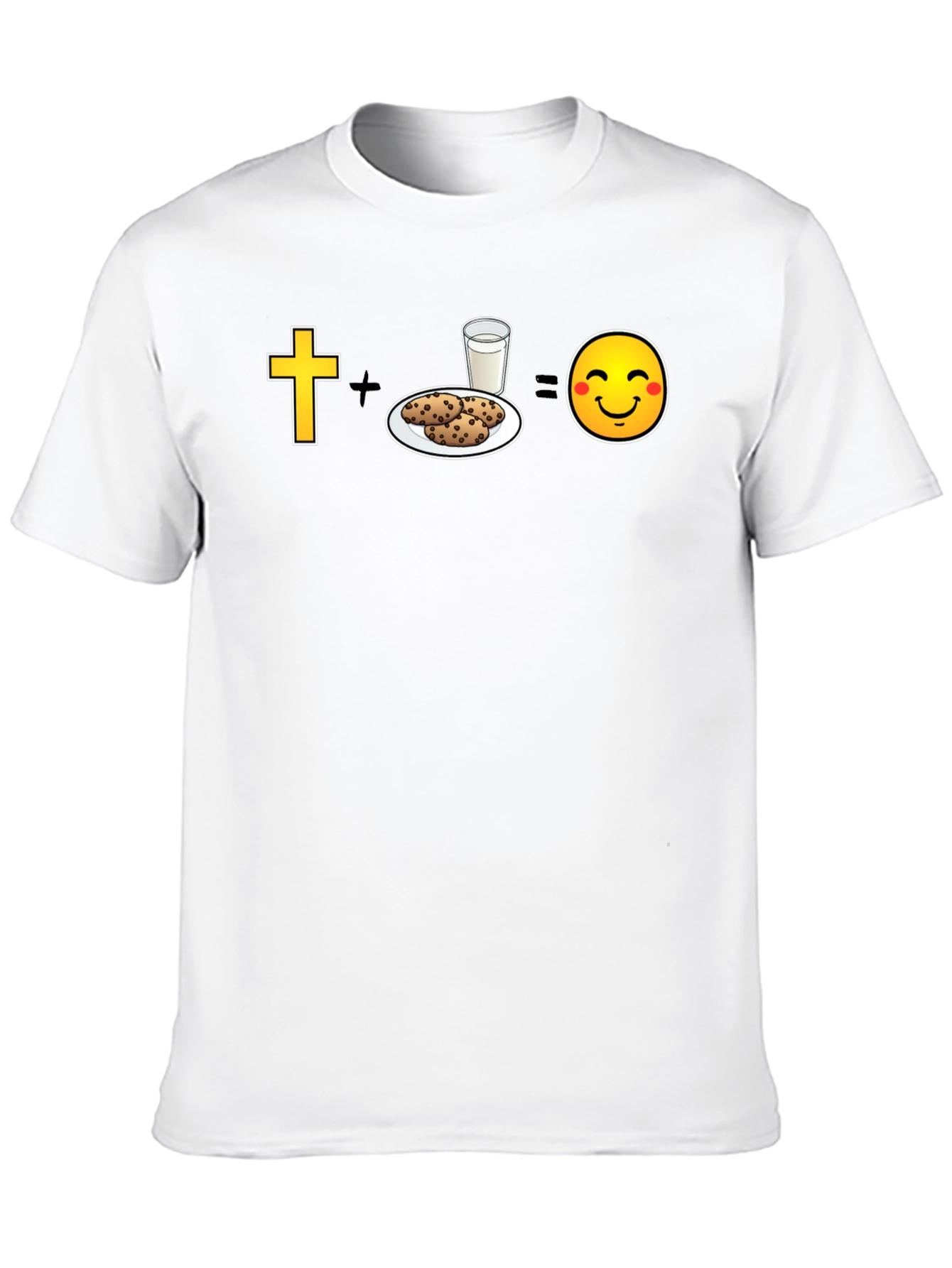 Christian Cookies & Milk = Happy Face T-Shirt