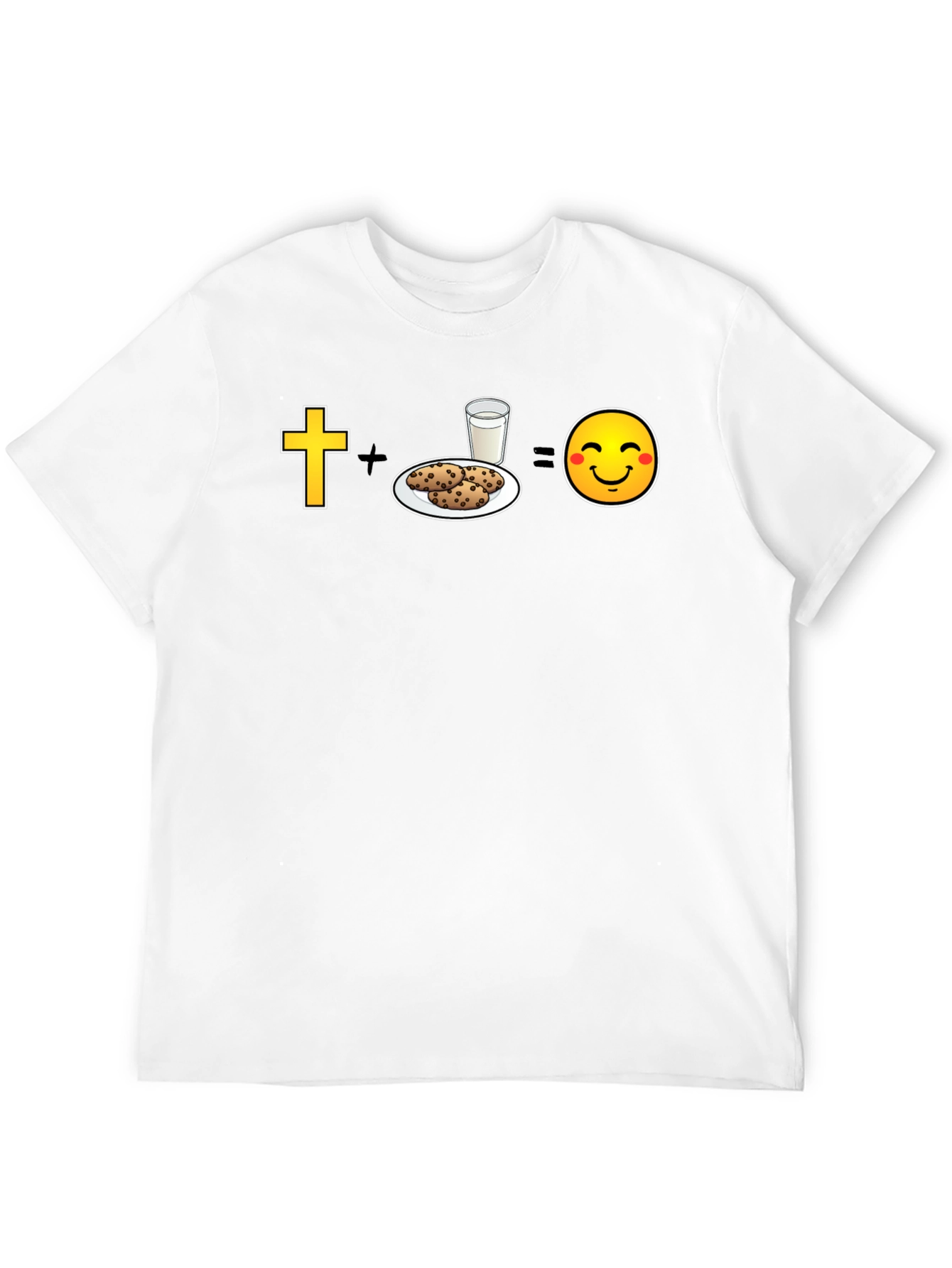 Christian Cookies & Milk = Happy Face T-Shirt