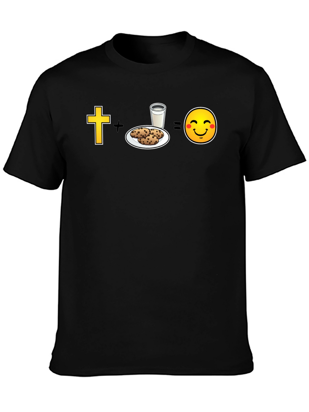 Christian Cookies & Milk = Happy Face T-Shirt