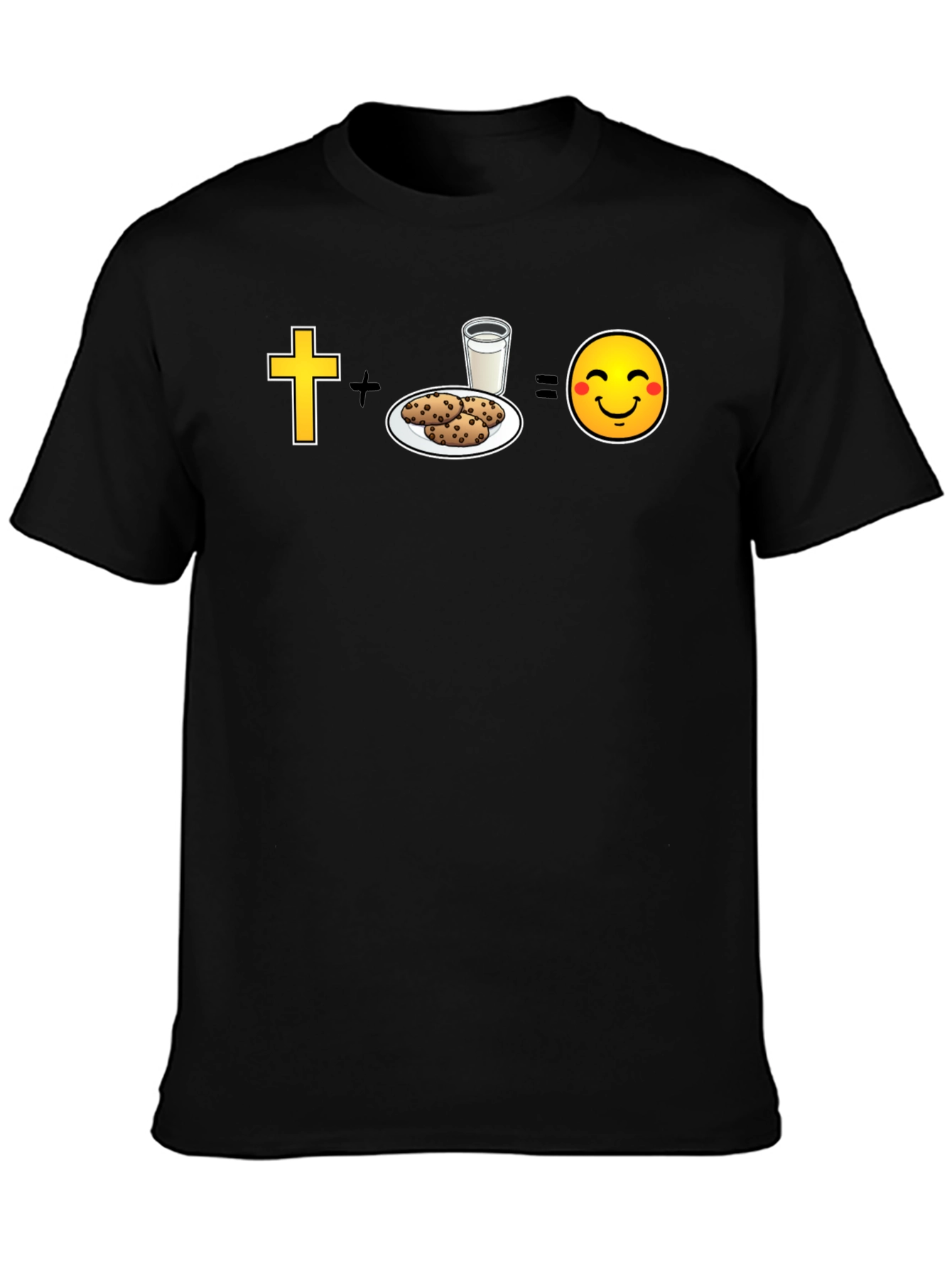 Christian Cookies & Milk = Happy Face T-Shirt