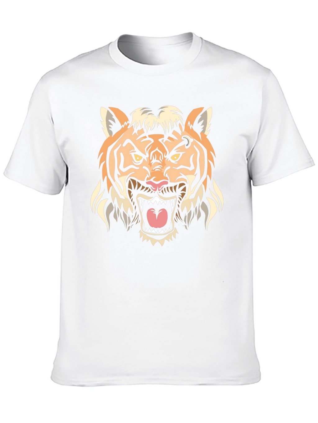 Tiger Graphic Tee - Bold Animal Print T-Shirt
