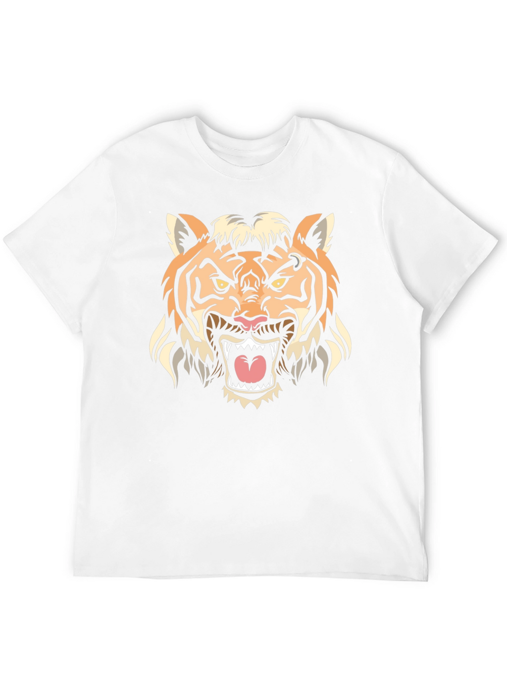 Tiger Graphic Tee - Bold Animal Print T-Shirt