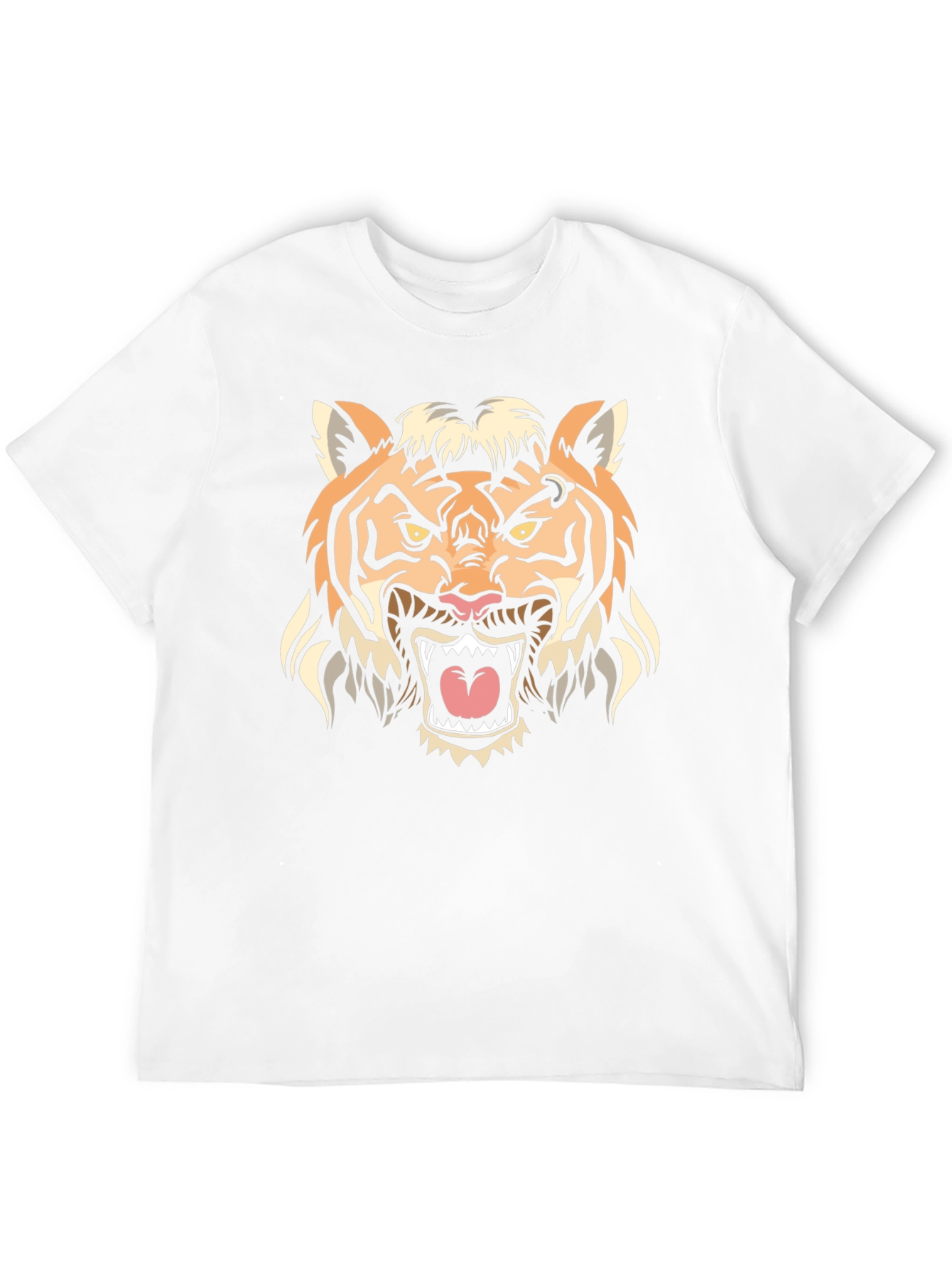 Tiger Graphic Tee - Bold Animal Print T-Shirt
