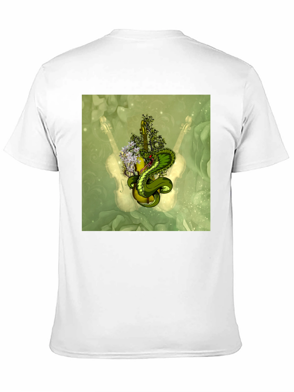 Cobra Guitar T-Shirt - Unique Musical Snake Tee