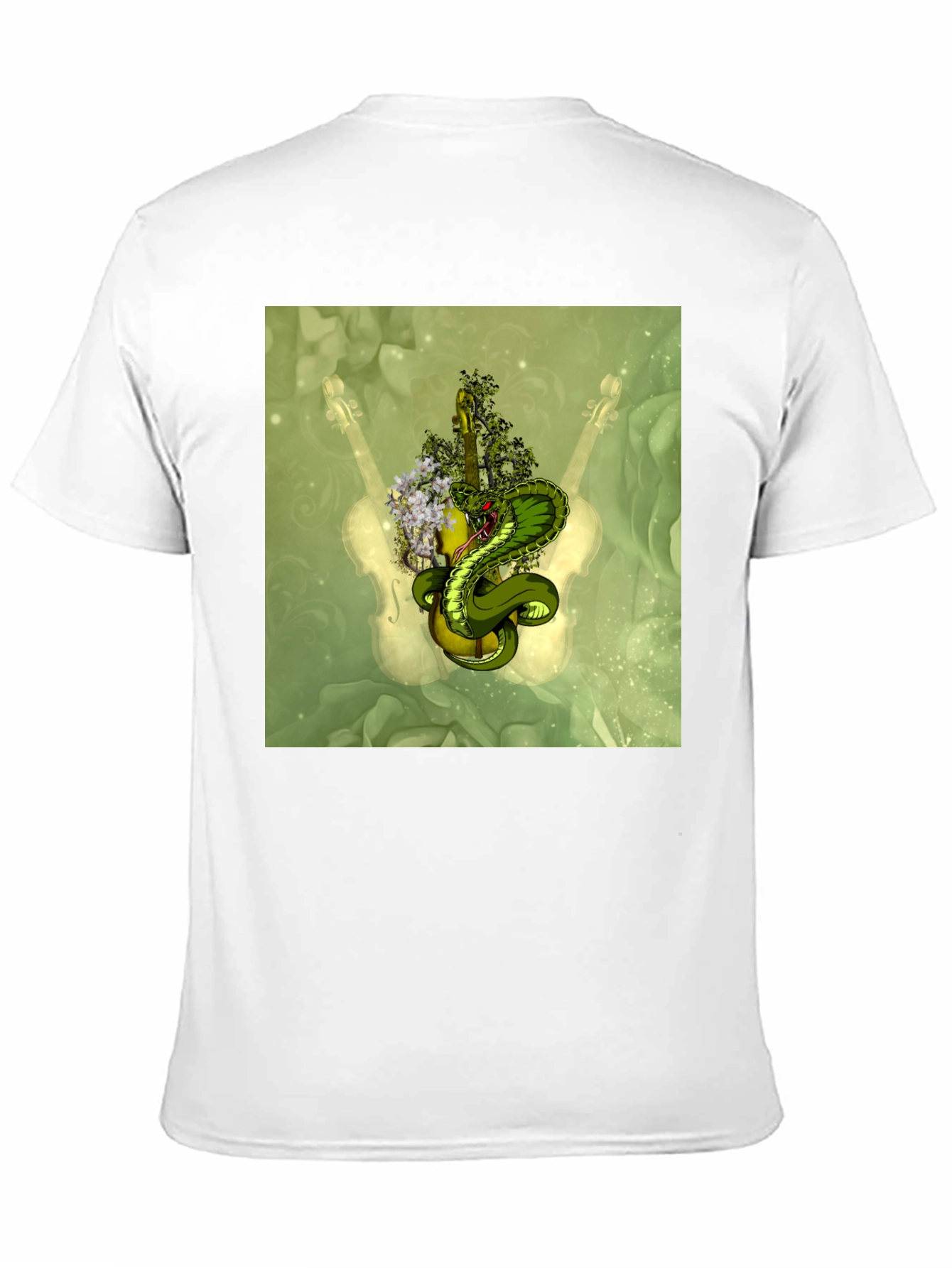 Cobra Guitar T-Shirt - Unique Musical Snake Tee