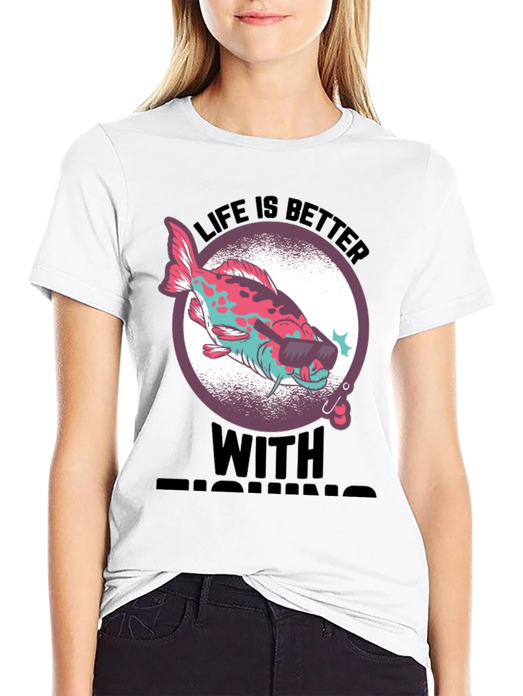 Cool Fishing Tee - Life is Better with Fishing