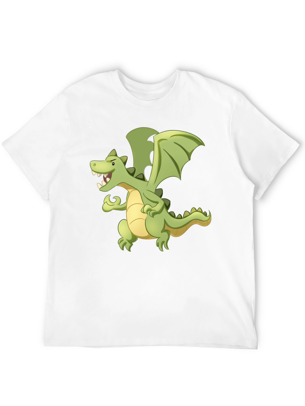 Dragon Graphic Tee - Black Cotton T-Shirt
